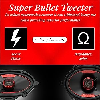 Amazon.com: MB Quart XK2-168 5x7/6x8-Inch 200 Watt 2-Way