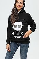 Vista 4 de BOMBAXCEIBA Bolsa para mascotas con capucha para mascotas pequeña, bolsa para perros y gatos, sudadera con capucha y bolsillo de canguro, con orejas