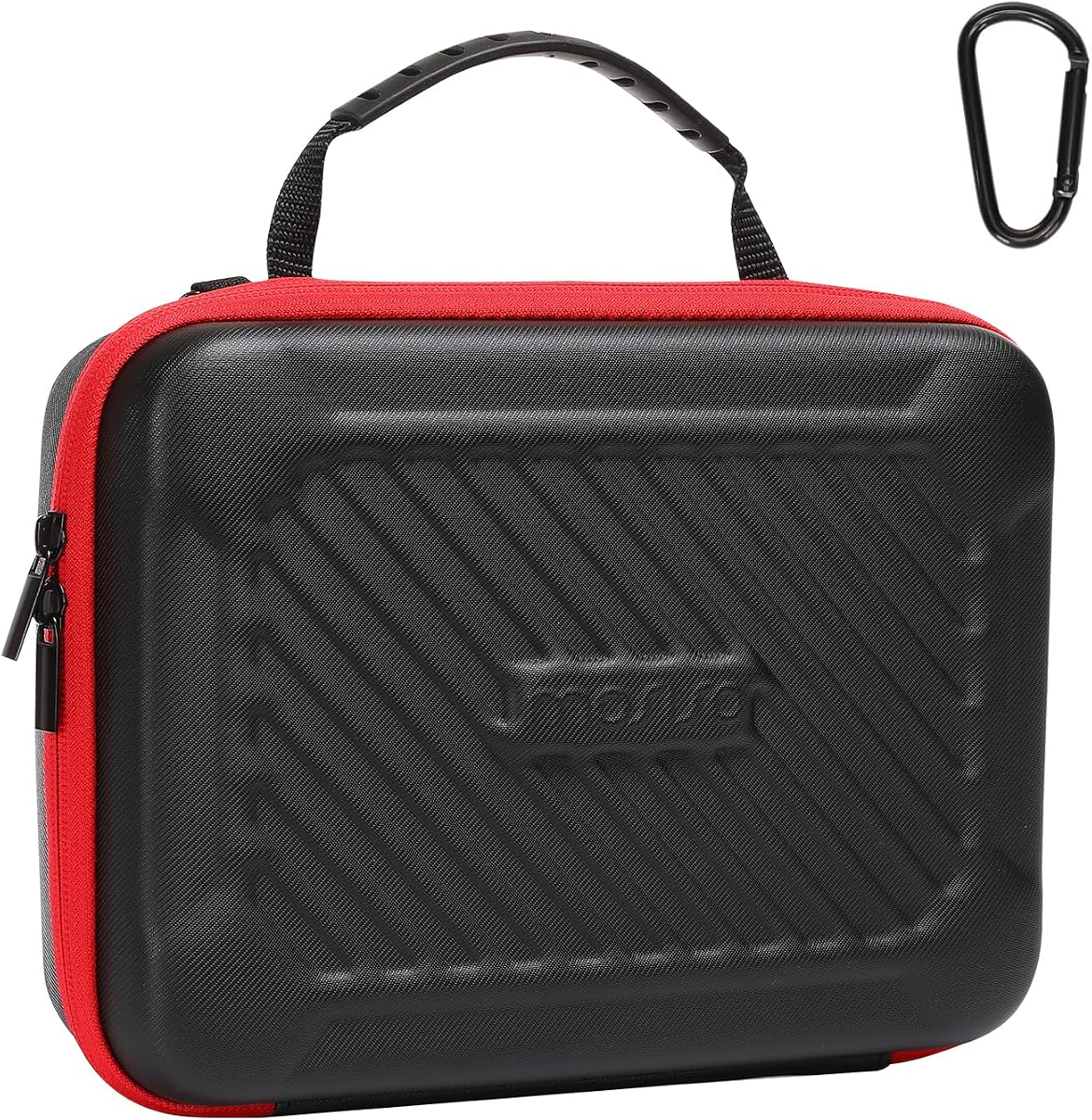 MOSISO Camera Case, Hard Travel Carrying Action Camera Case, Black | Compatible with GoPro Hero 13/12/11/10/9/8/7, Compatible with AKASO EK7000/V50/Brave 4/7 LE/8, EVA Case with Snap Hook