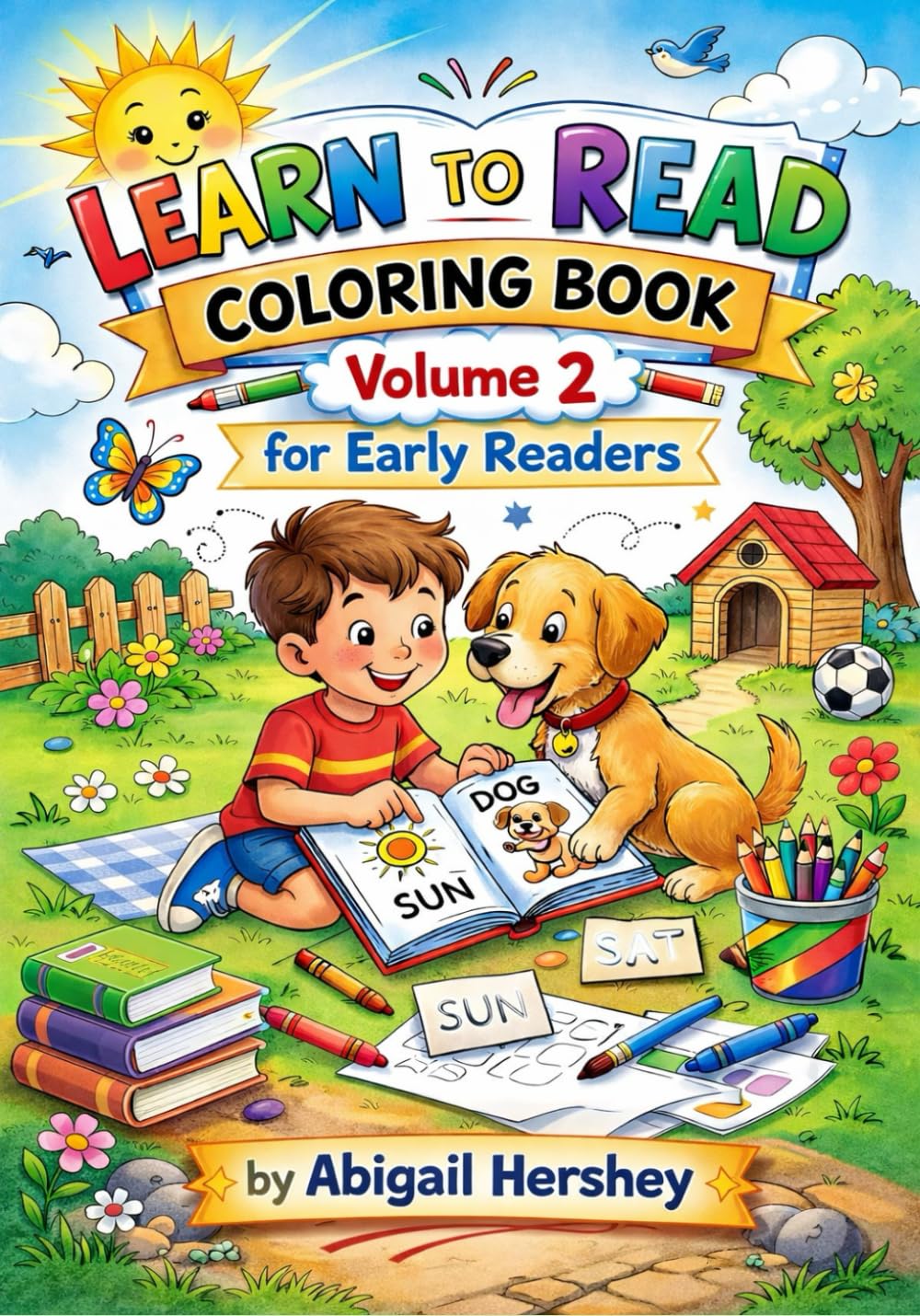 Learn to Read Coloring Book, Volume 2: For Early Readers