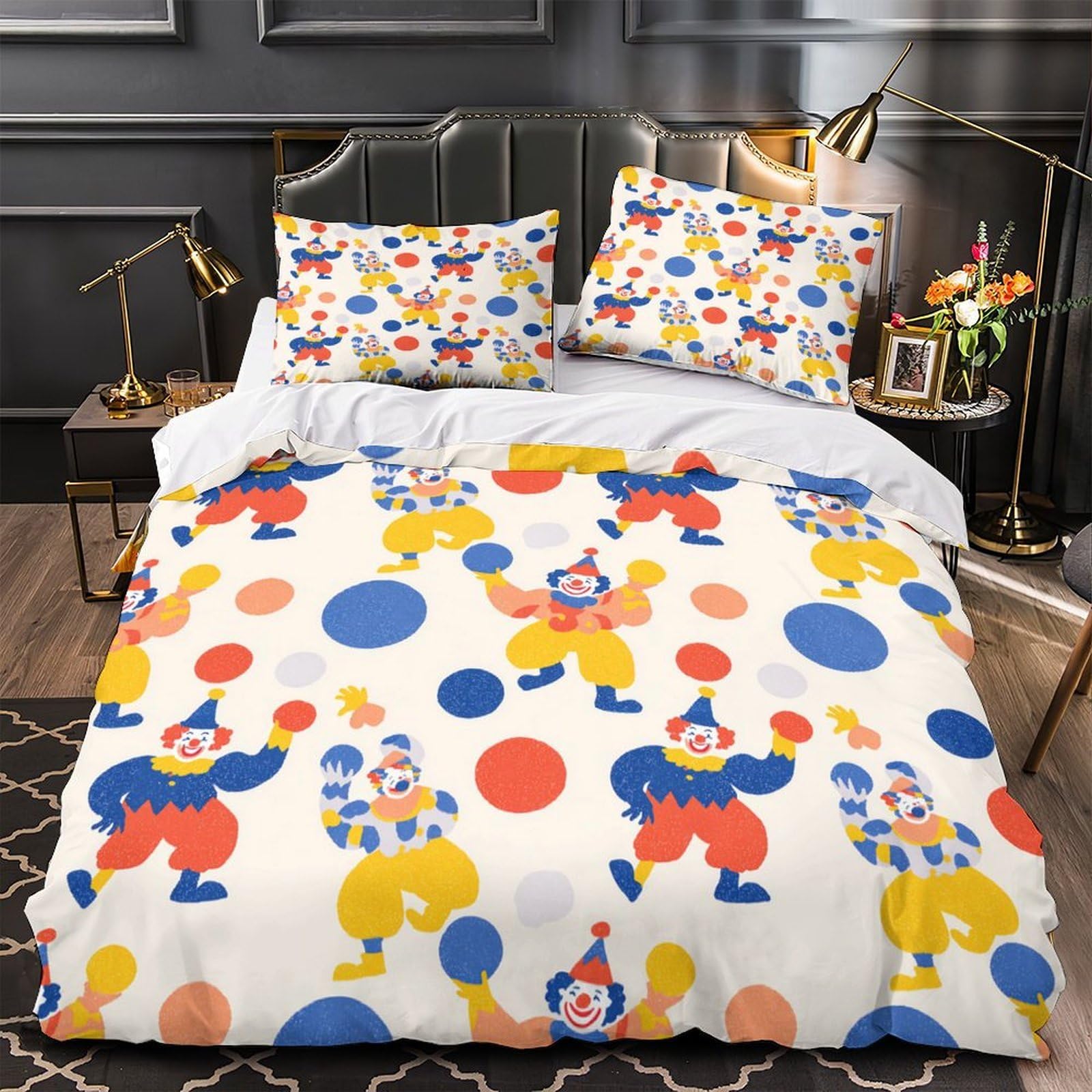 Housse de couette voitures de sport respirante parure de lit microfibre 200x200
