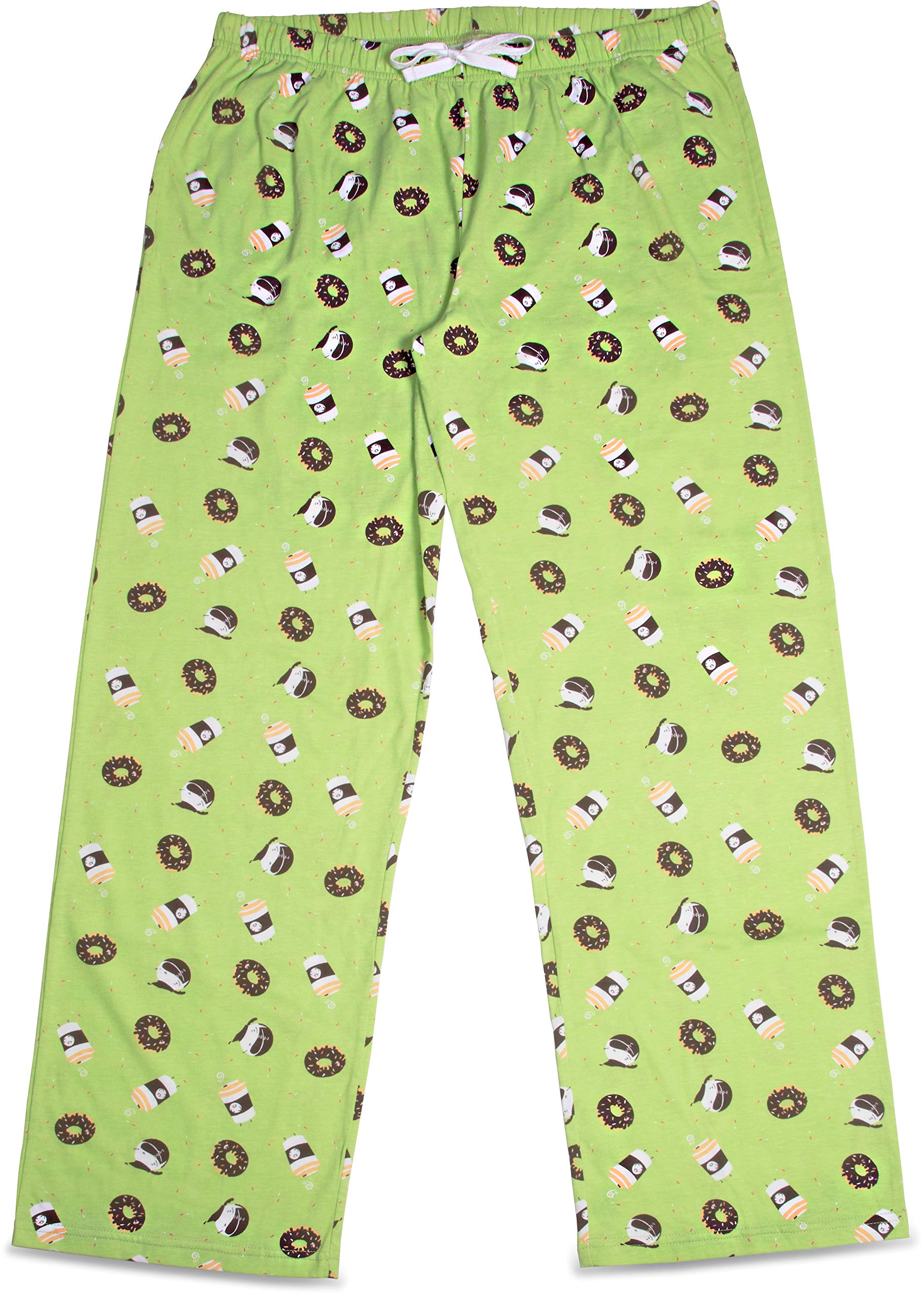 Pavilion - Donuts and Coffee Unisex Pajama Pants with Pockets - X-Large