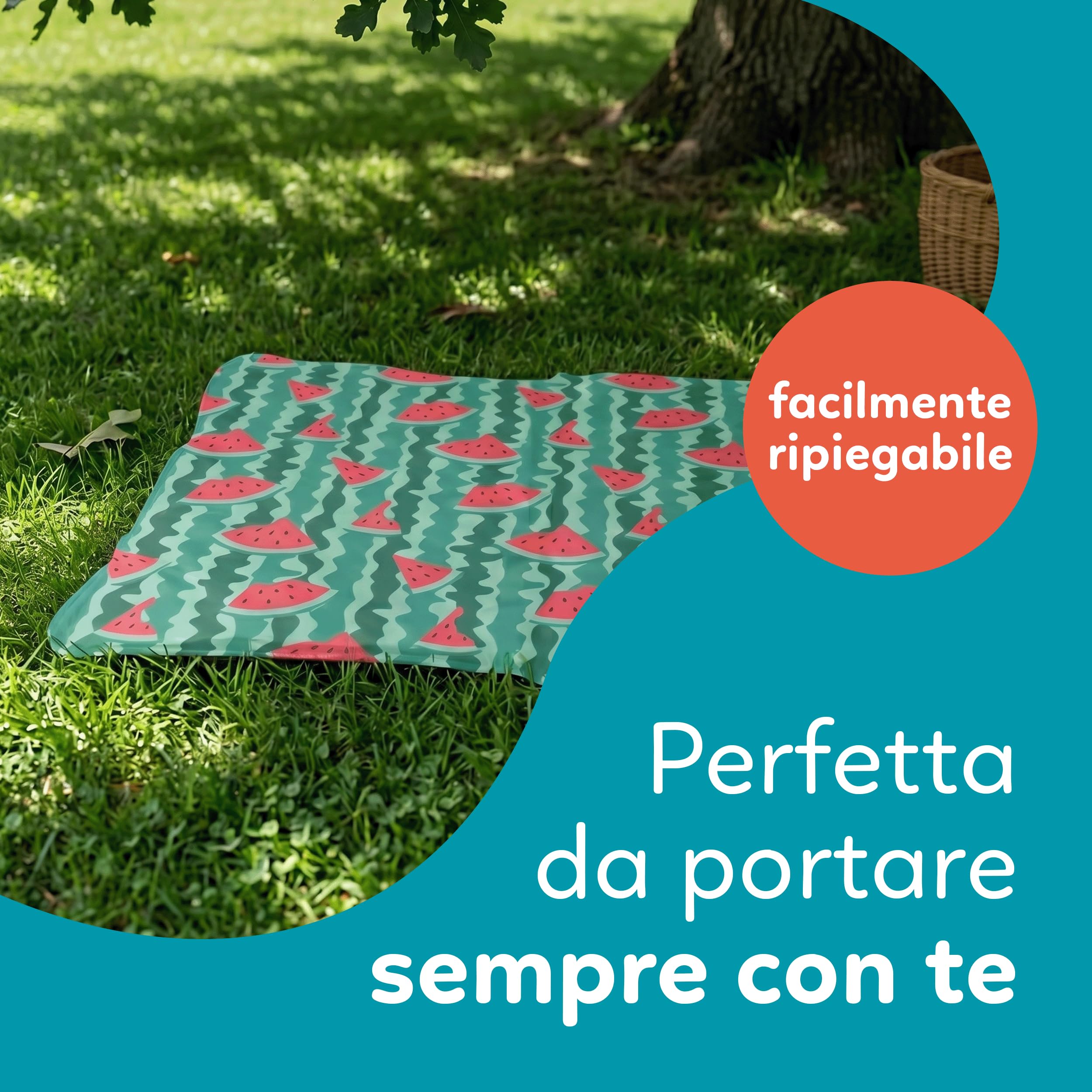 AQPET AqpetFriends Tappetino Refrigerante per Cane Gatto 90 x 50 cm