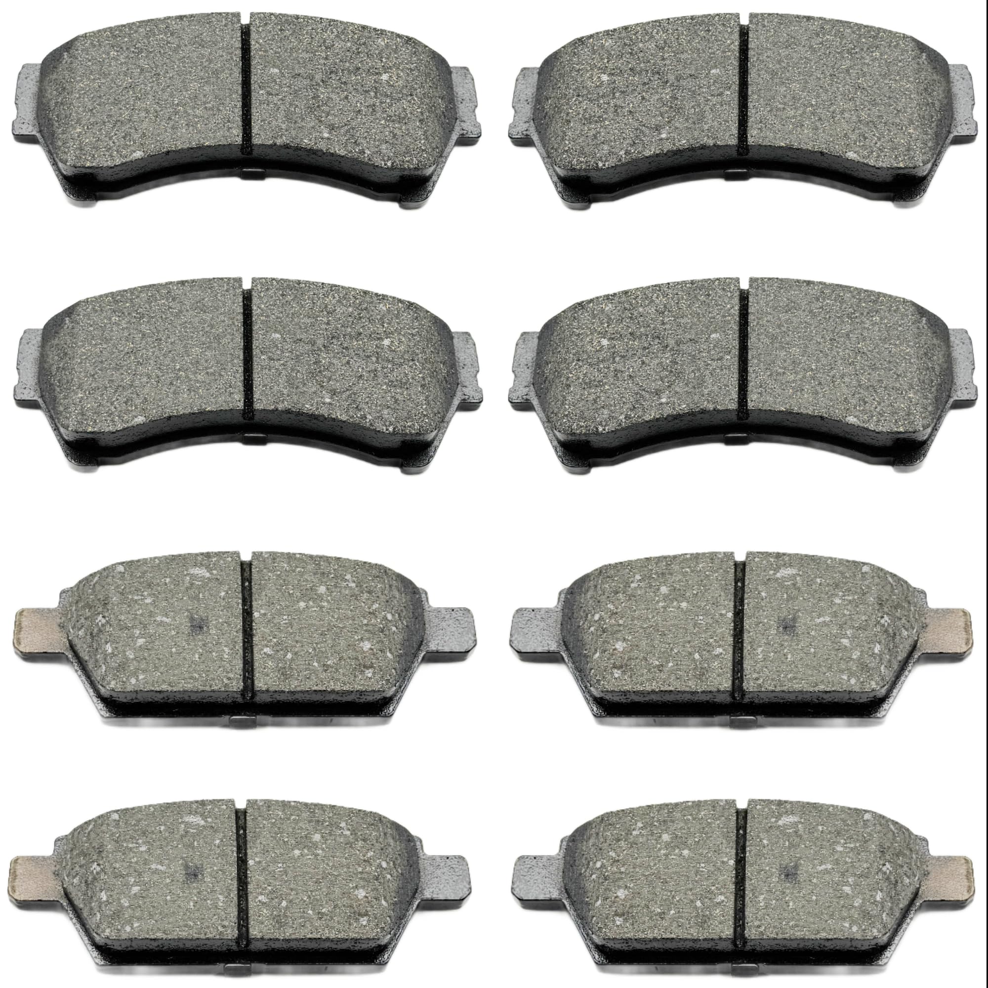 Front Rear Ceramic Brake Pads 8 Pieces Set fit for 2005-2010 Ford Mustang