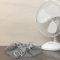 Vista 8 de Hemoton Cubierta protectora de ventilador eléctrico de 18 pulgadas, protector de seguridad de malla para protección de dedos de bebé, pantalla