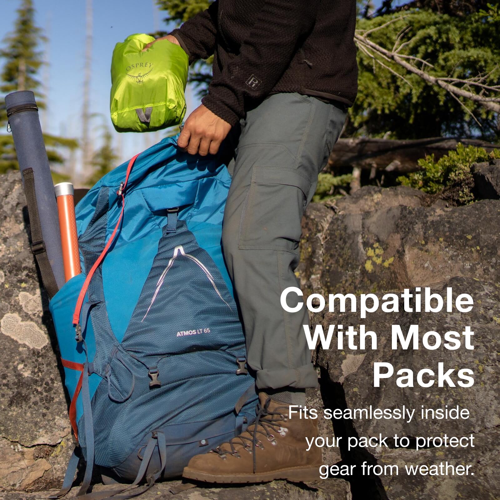 Osprey Ultralekka wkładka Pack Liner L Unisex Akcesoria - Outdoor Black O/S