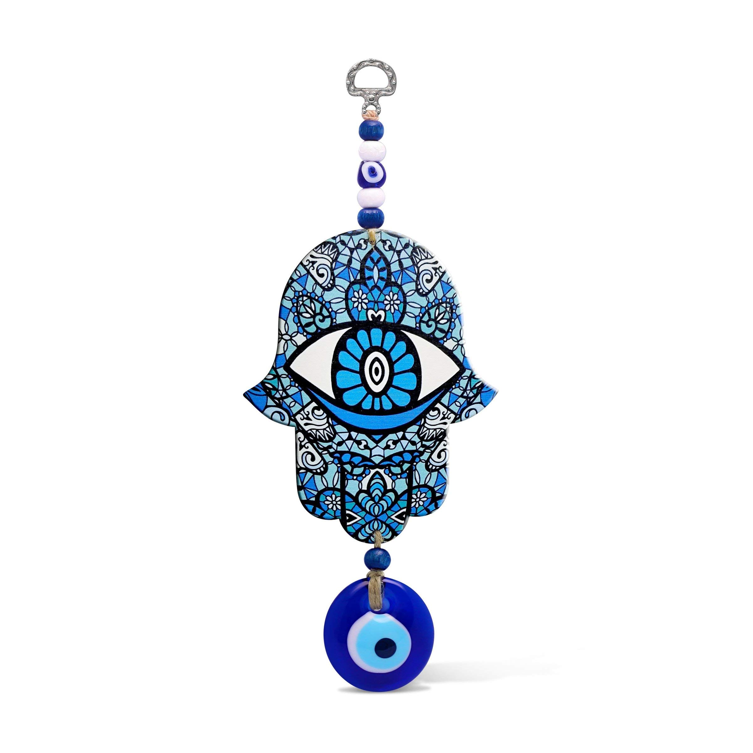 10 Forme In Legno Grezzo A Mano Hamsa 4x3 Cm - Compensato 3 Mm Per Fai Da Te E Decorazioni Religiose