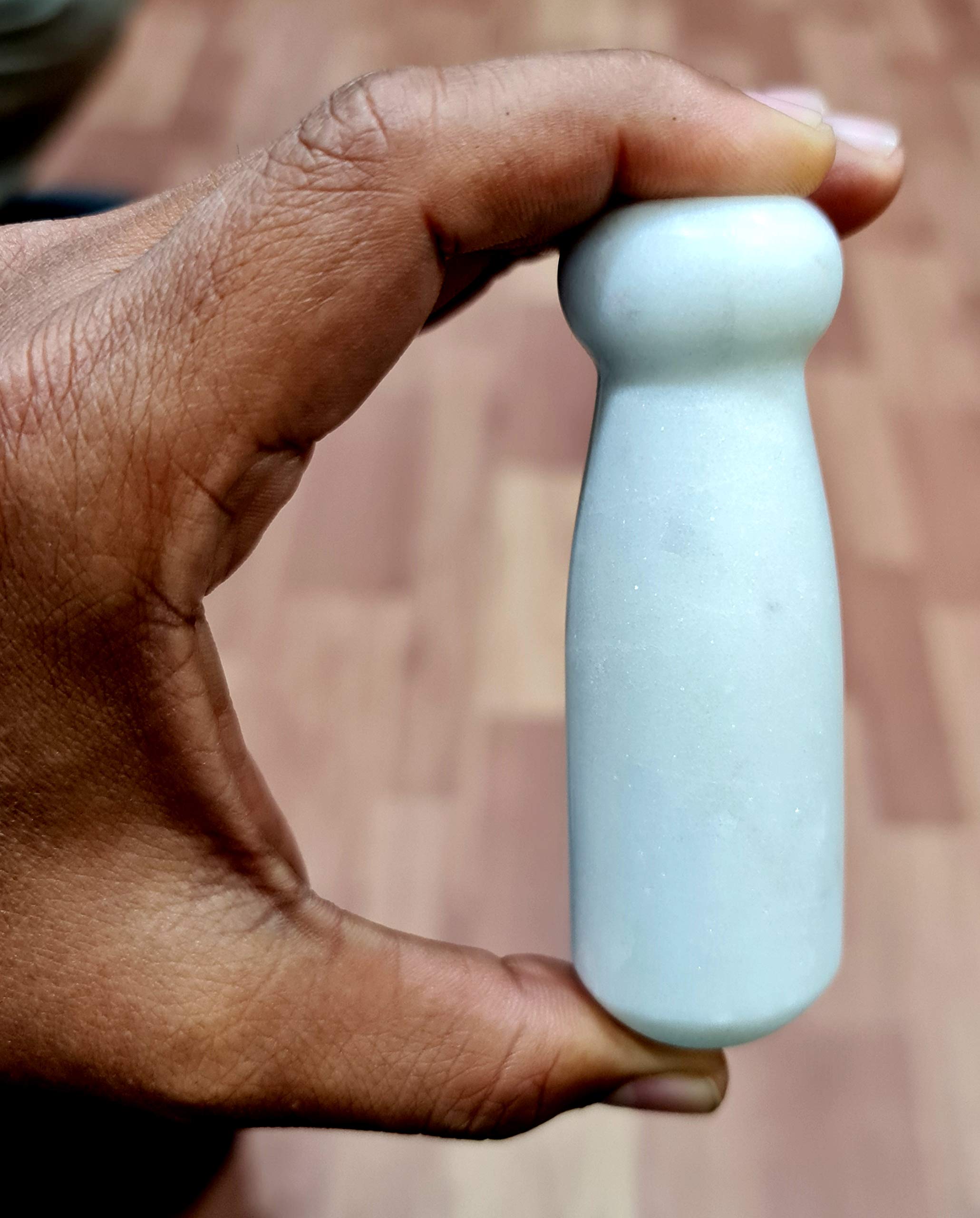 KLEO Maja negra compatible de 3 pulgadas para mortero de muchos tamaños, herramientas de cocina pequeñas (blanco, 3 pulgadas)