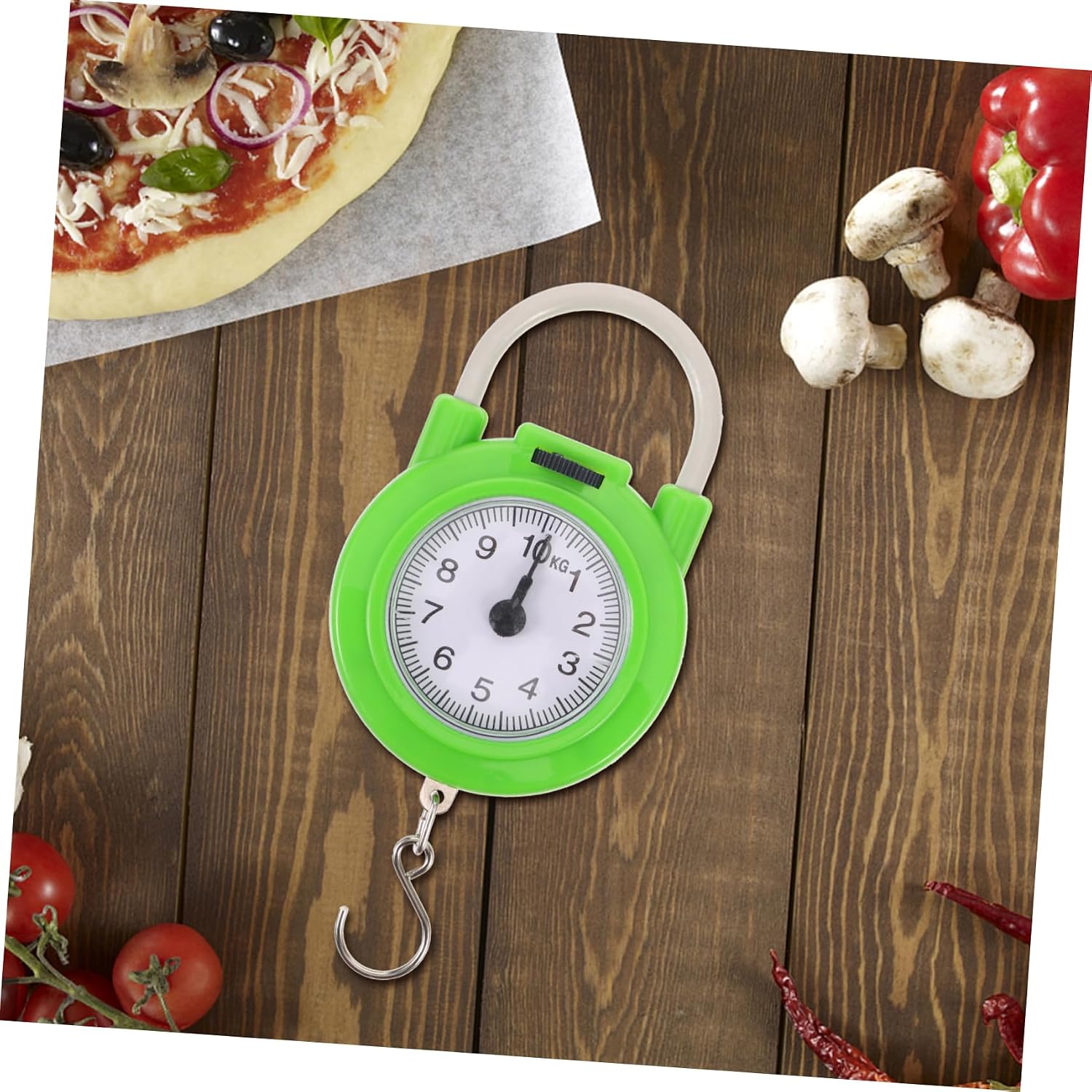 Portable Spring Luggage Weight Scale with Hook, 10kg Manual