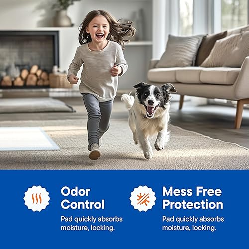 Miniatura 6 de Almohadillas desechables para entrenamiento de mascotas, de 34 x 36 pulgadas, 100 unidades, para razas extragrandes, a prueba de fugas, paquete a