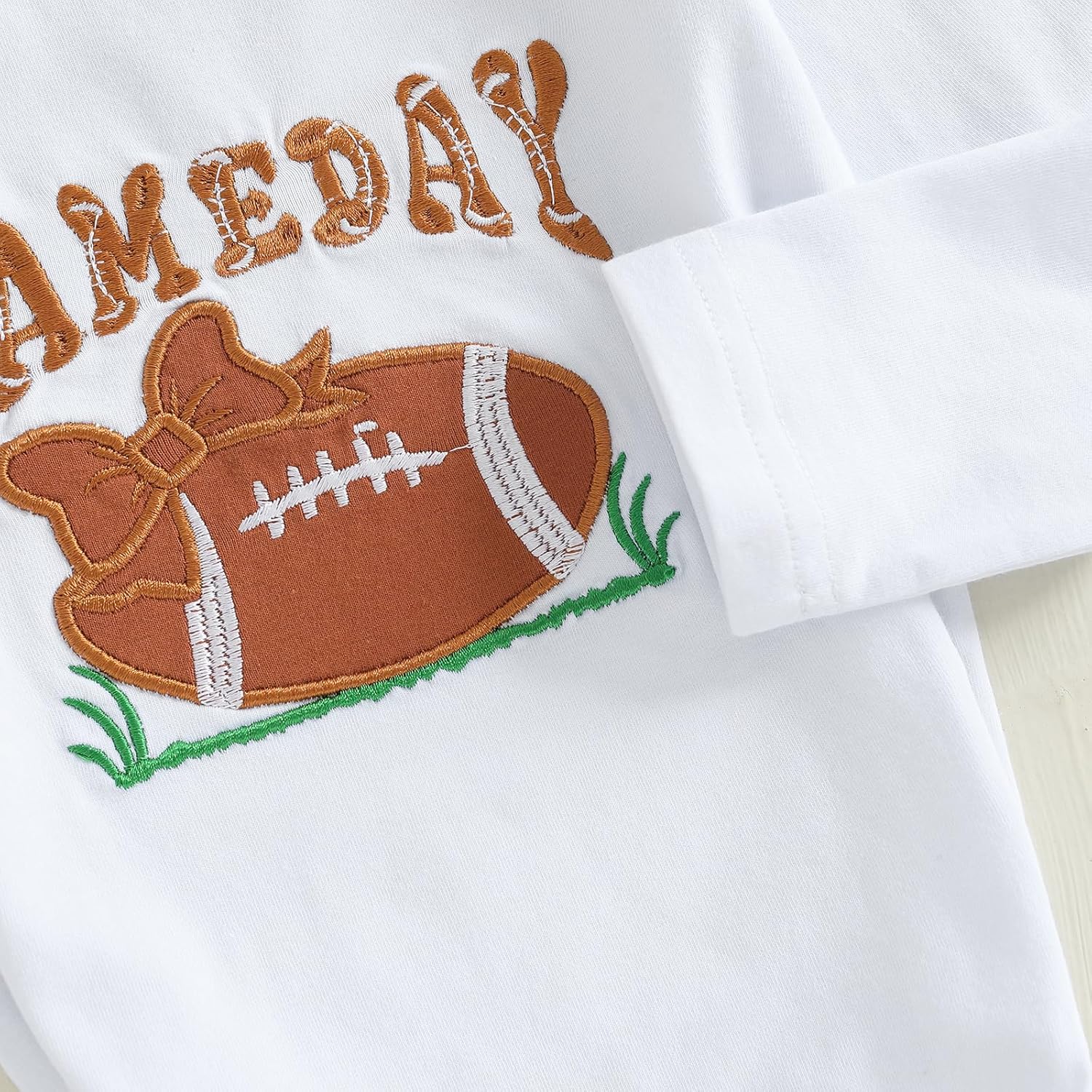 Baby Girl Golf Outfit Newborn Short Sleeve Onesie Hole In One Romper Skirt Shorts Set Summer Clothes With Socks - Image 6