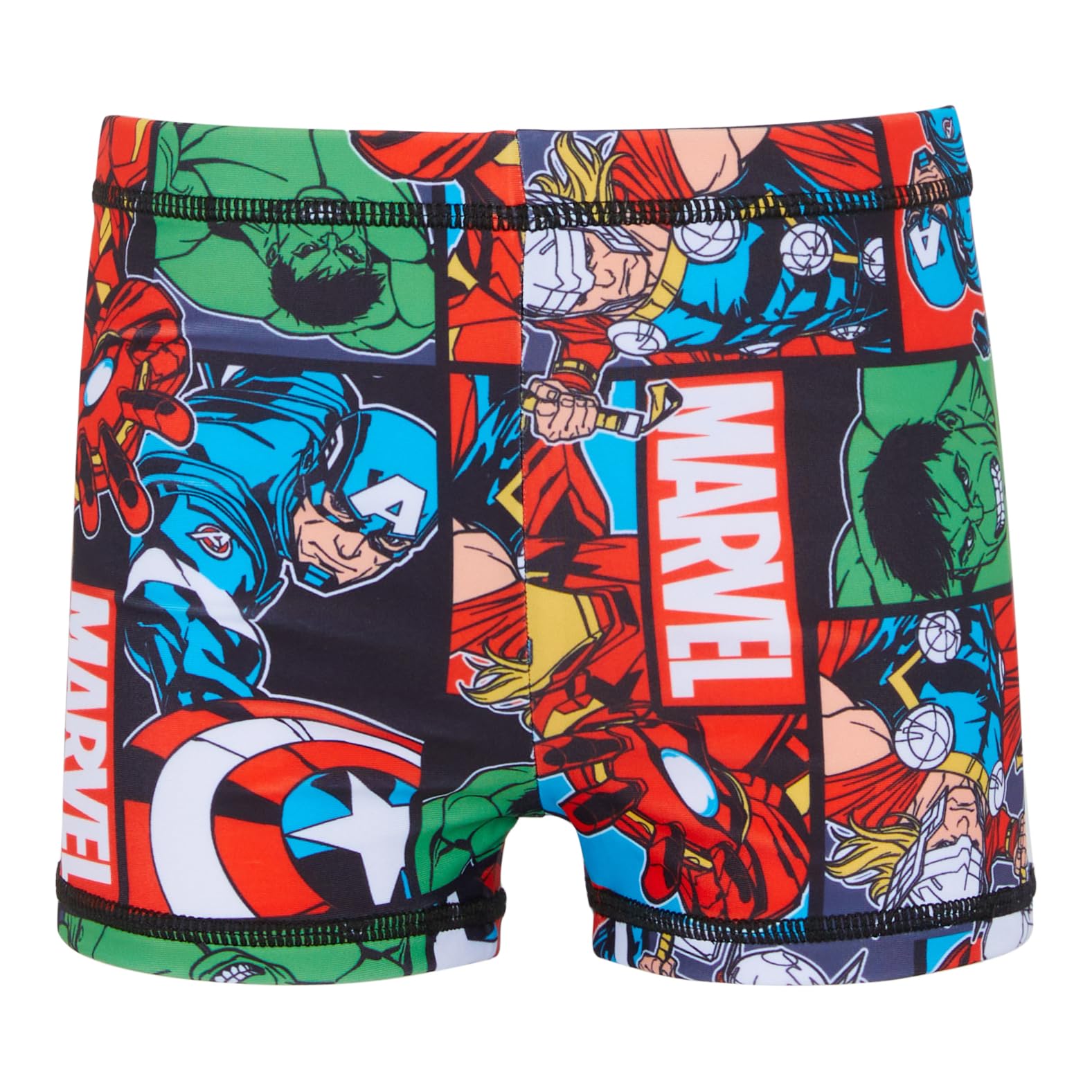 Garçons Avengers Maillot de Bain Deux Pièces - Hulk, Iron Man, Captain America, Thor