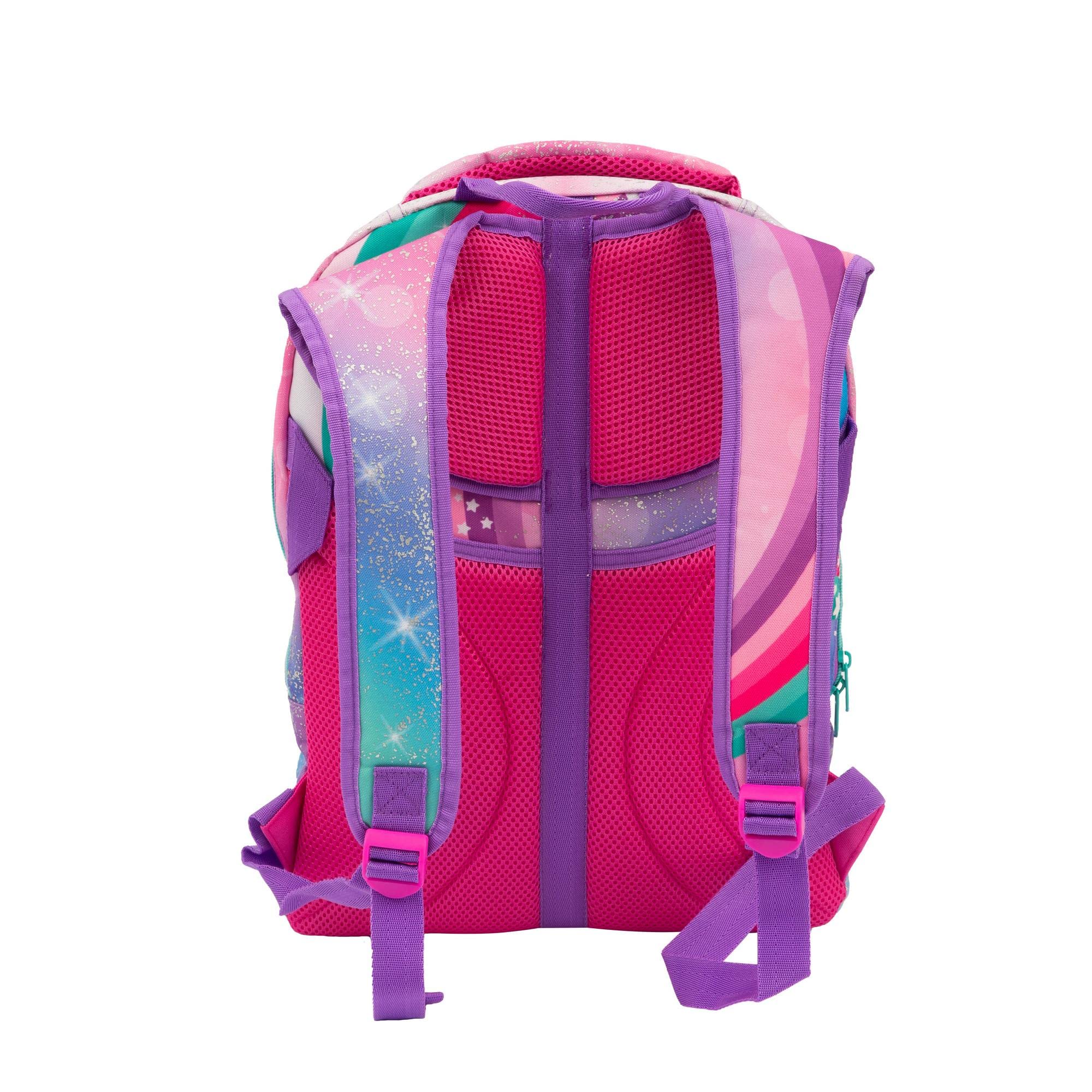Go Pop - Zaino Estensibile - con 3 Grafiche Frontali Intercambiabili e Pop-Up, 3 Scomparti con cerniera, Schienale e Spallacci Imbottiti, adatto alla scuola primaria, 31 l x43 h x17,5 p cm