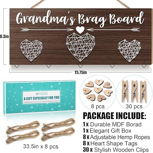 Miniatura 5 de Marco de fotos para el día de la madre, regalos de cumpleaños para abuela de nieta, nietos, soporte de fotos para nietos, regalos de abuela gigi,