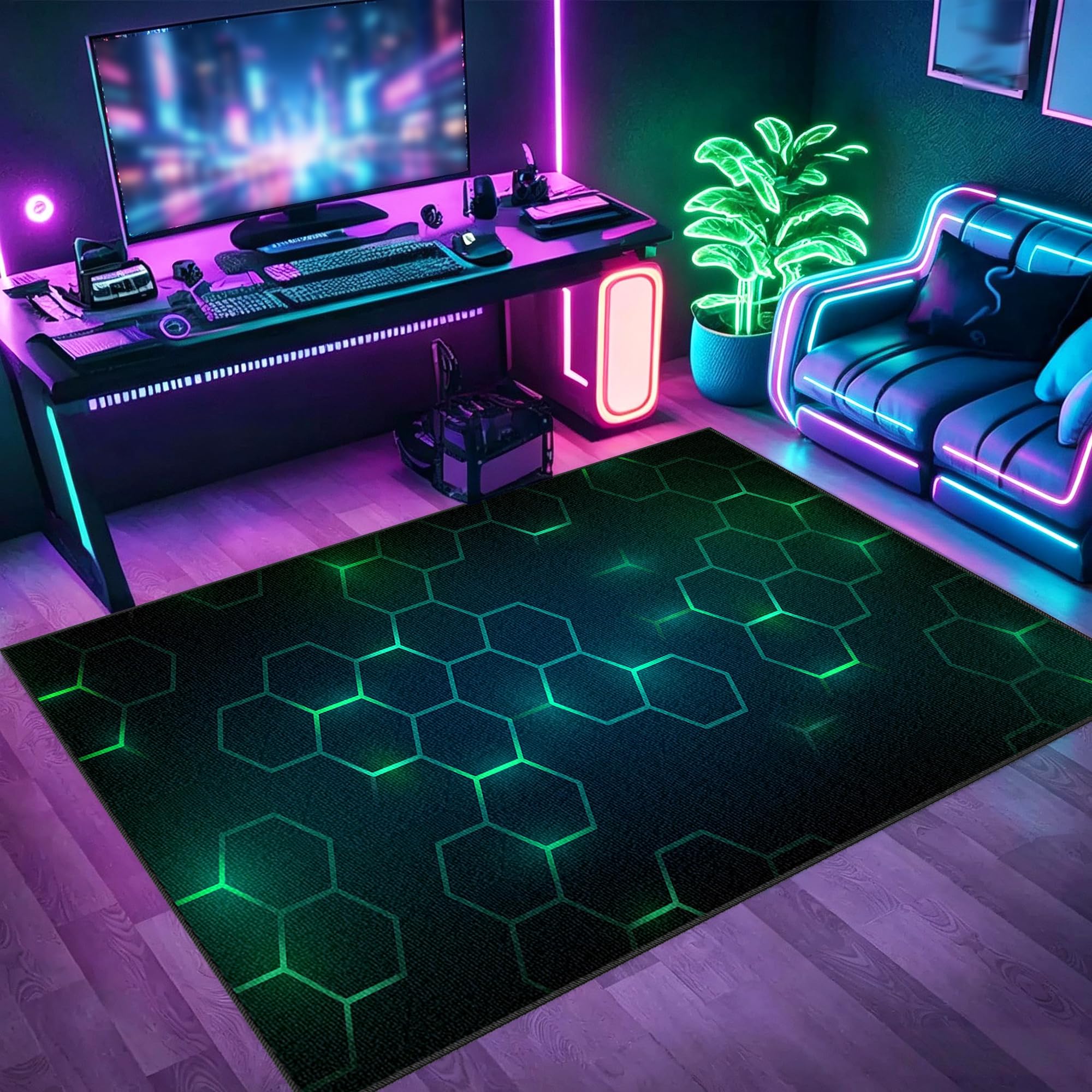 Tapis de Jeu Gaming 170x210cm pour Chambre de Garçon