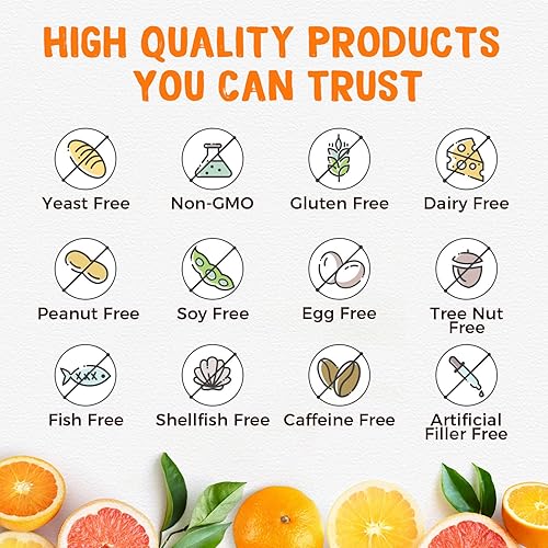 Miniatura 7 de Vitalitown Gomitas veganas de vitamina C de 250 mg apoyan las defensas inmunitarias la salud de la piel y la absorción de hierro sabor a naranja