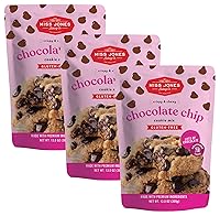 Vista 1 de Miss Jones Baking Mezcla de galletas con chispas de chocolate, granos enteros, más chispas de chocolate, 50% menos azúcar, postres y golosinas