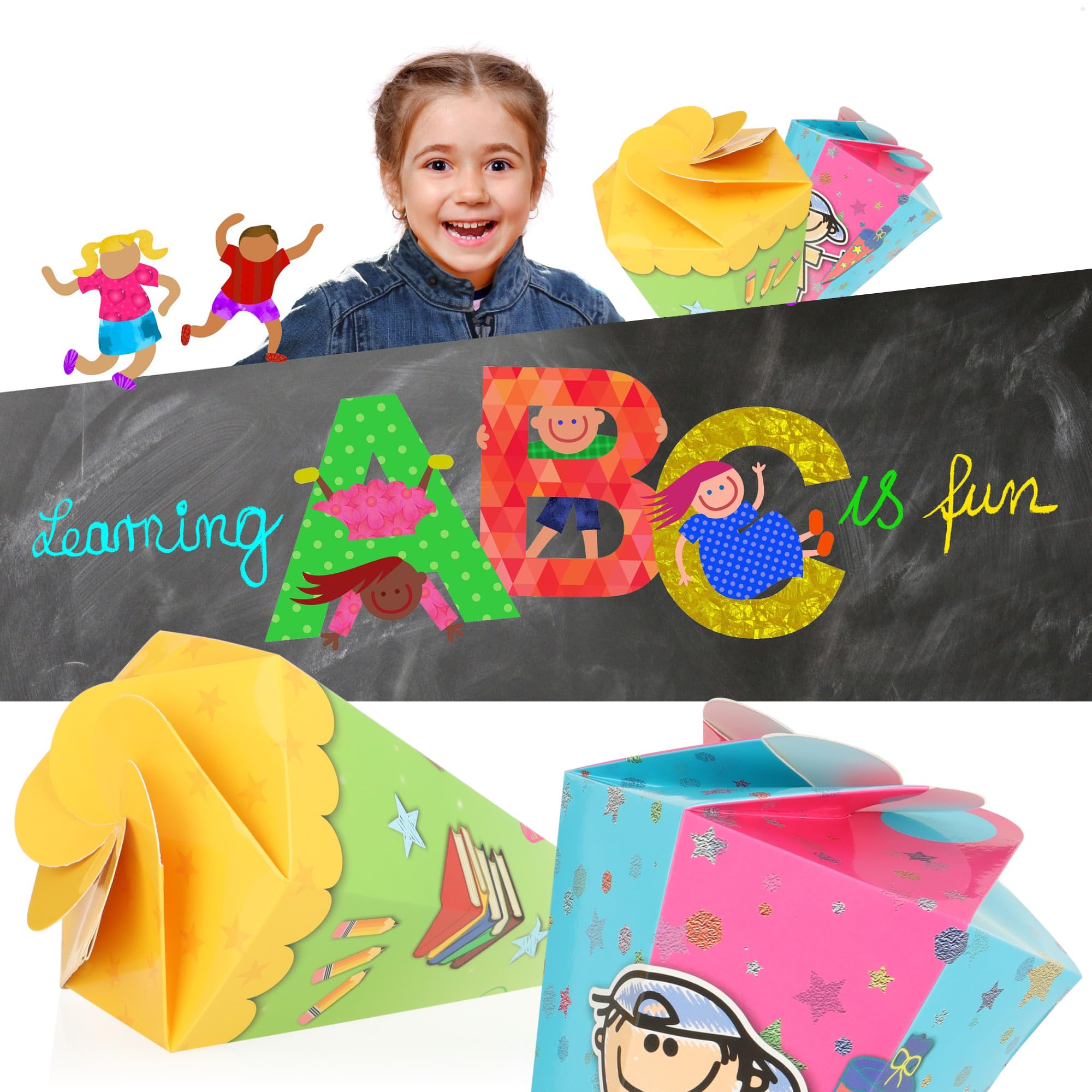 com-four® 4x school bags - Image 2