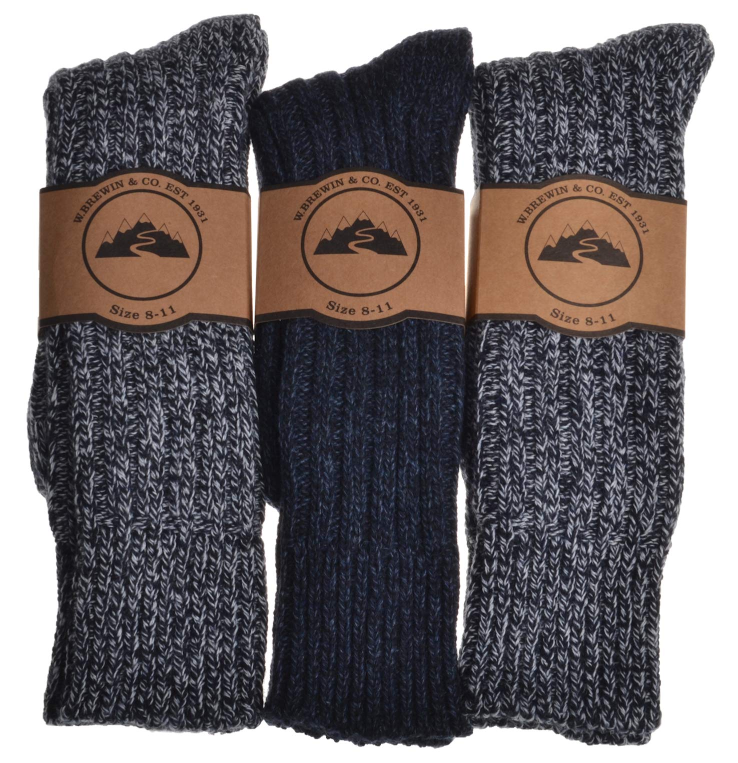 WB SOCKS 3 pairs of Men's Thick & Warm socks