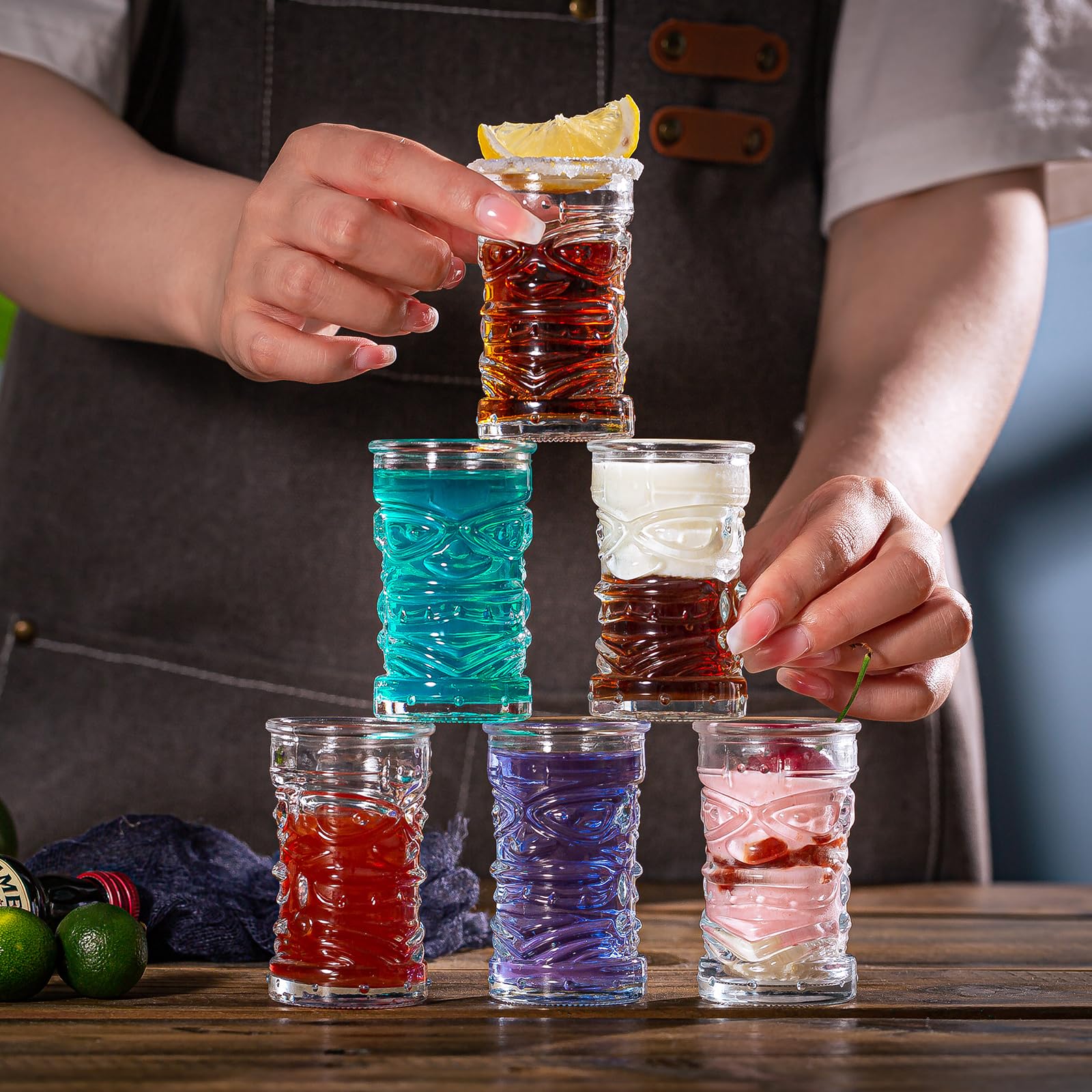 1000 Plastic Shot Glasses - 1 Oz Disposable Cups - 1 Ounce Shot Glasses - Small Party Cups Ideal For Whiskey, Wine Tasting, Food Samples, And Condiments ( Clear