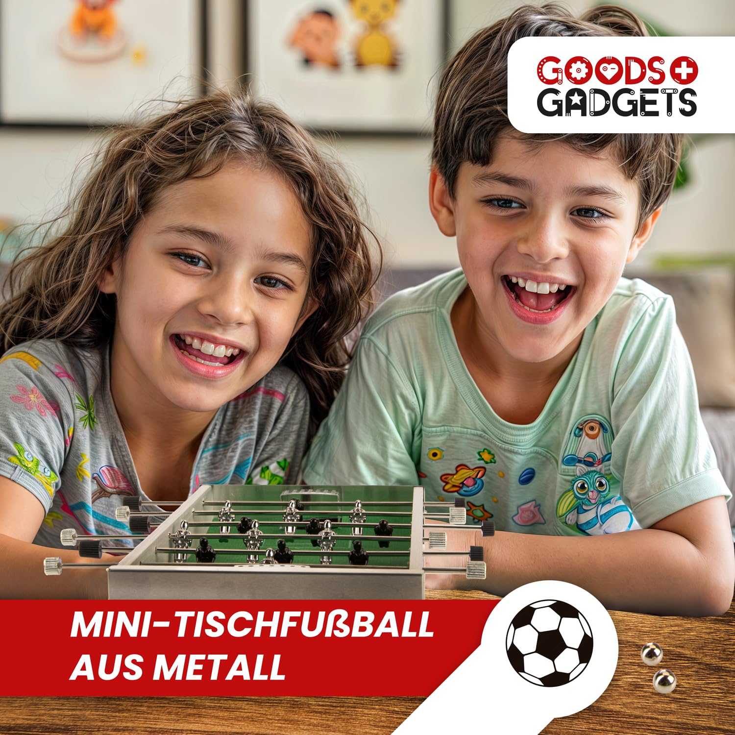 Mini Baby-Foot Mobile De Poche - Jeu Soccer Table Pour Enfants Et Adultes