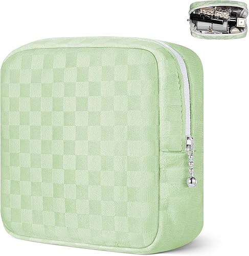 Miniatura 8 de Likesing Bolsa de cosméticos, mini bolsa de maquillaje, bolsa de viaje, monedero, lindo neceser, organizador de maquillaje, bolsas para lápiz