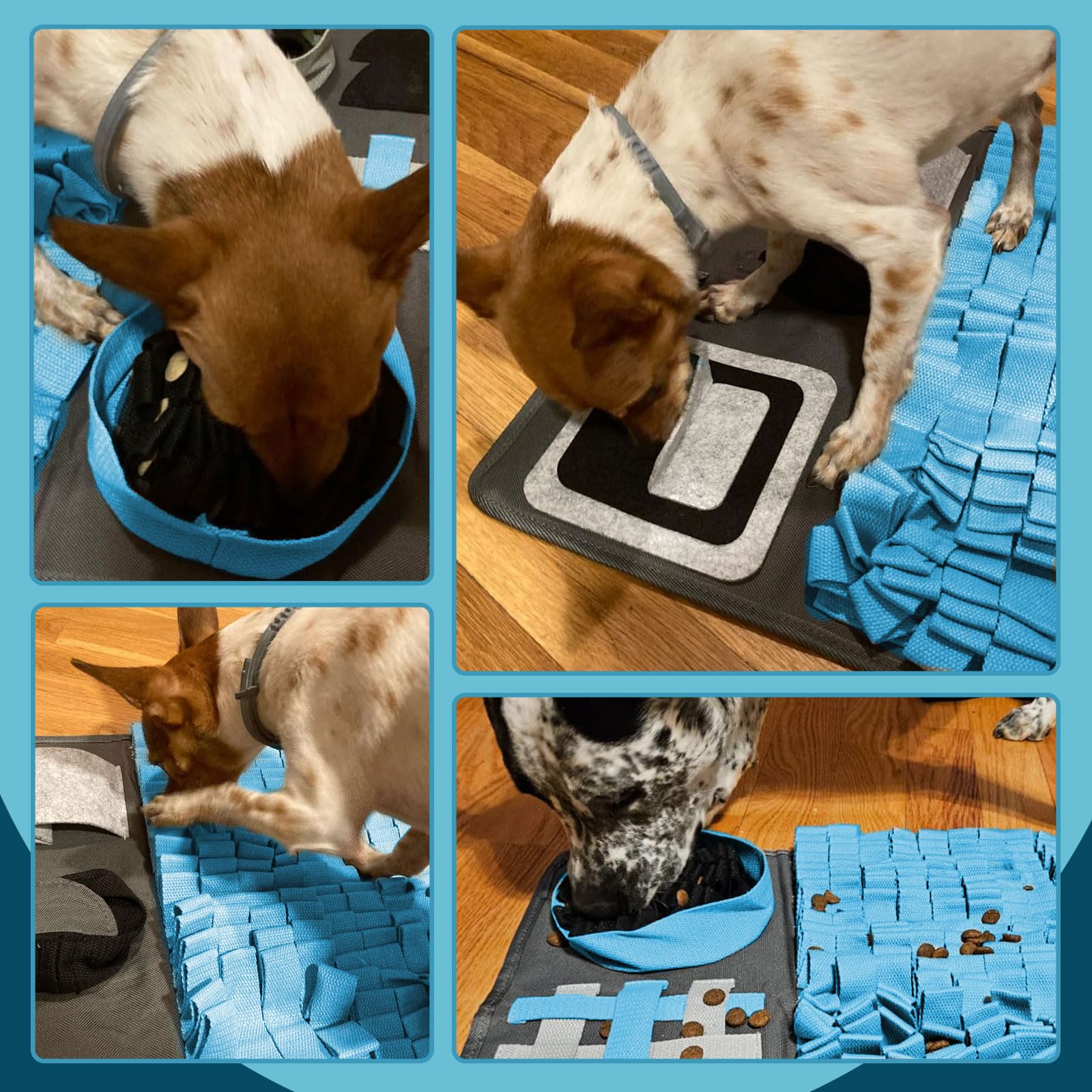 Tappeto Olfattivo Cane, Giochi per Cani Tappeti Interattivi Tappetino Olfattivo per Cani Sniffing Mat Giochi Intelligenza Lavabile