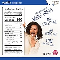 Vista 7 de Homefree Mini Galletas de Vainilla, Sin Gluten, Sin Nueces, Veganas, Seguras para la Escuela y Snack Amigable para Alérgicos, Caja de 5 oz.