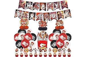 Kansas City Chiefs Birthday Party Supplies for Kids