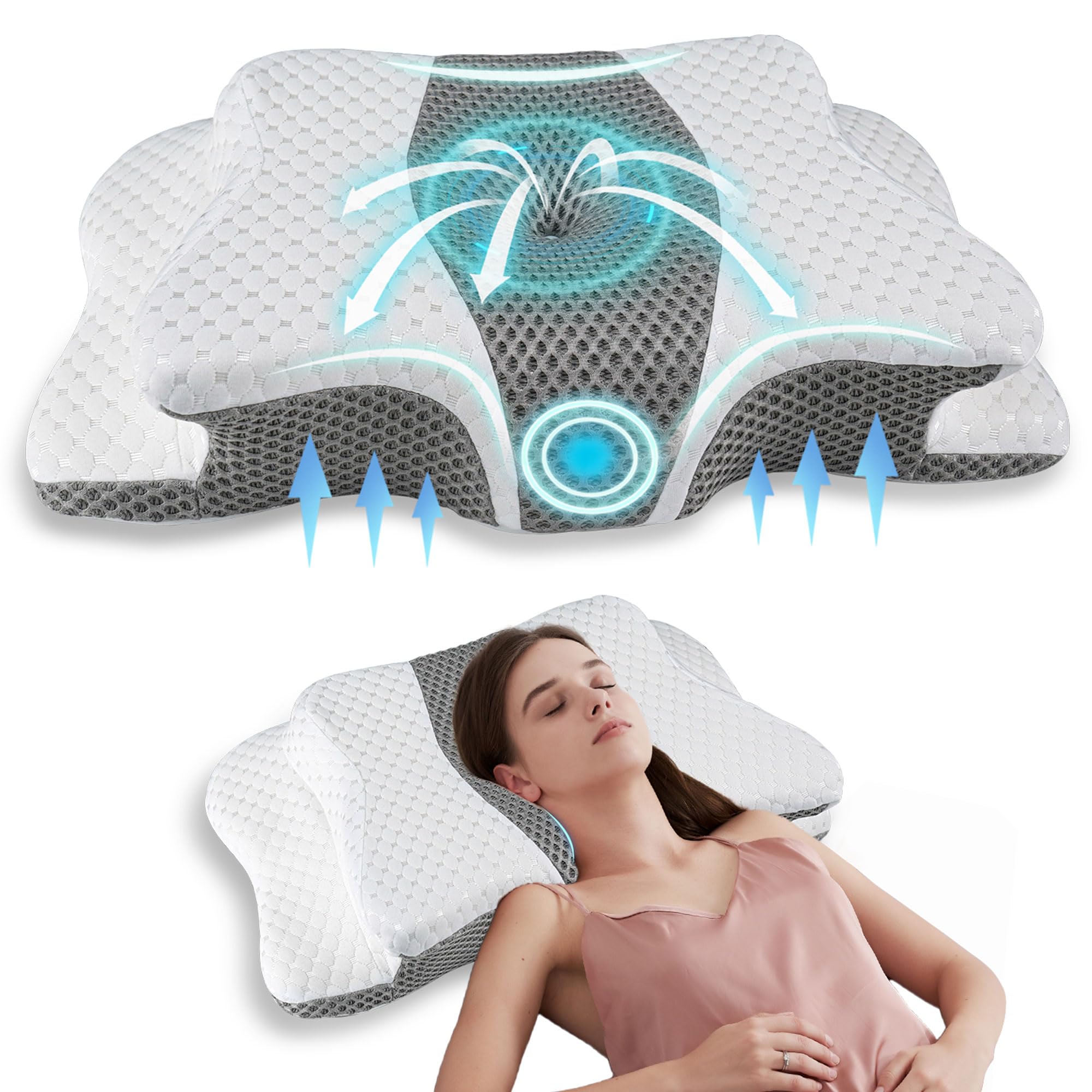 Amazon.com: Pain Relief Cervical Pillow for Neck Support