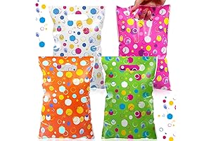 Pasimy Bulk Treat Bags: 100 Polka Dot Party Favors