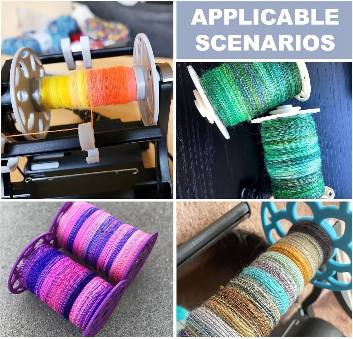 Electric Wheel for Wool, Household Mini Electric Spinning Wheel, Forward and Reverse Switch, Digital Display, Precise Control for Blending Roving Braid Craft(B)