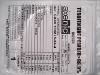 1gram NS2330 TESOFENSINE 99.56% Pure Powder CAS# 195875-84-4