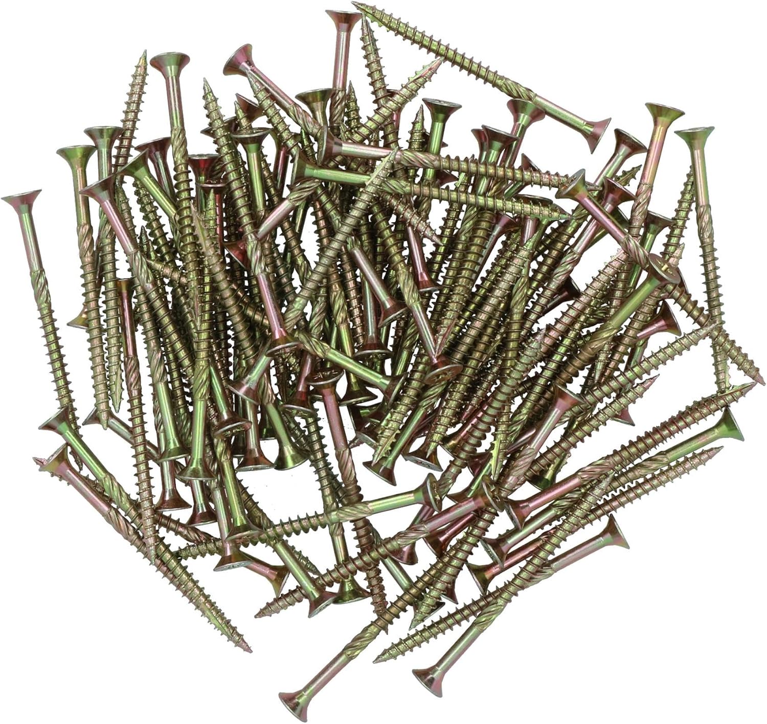 Countersunk Wood Screws 5.0 x 70mm Serrated Edge Prevent Splitting PZ2 200pc