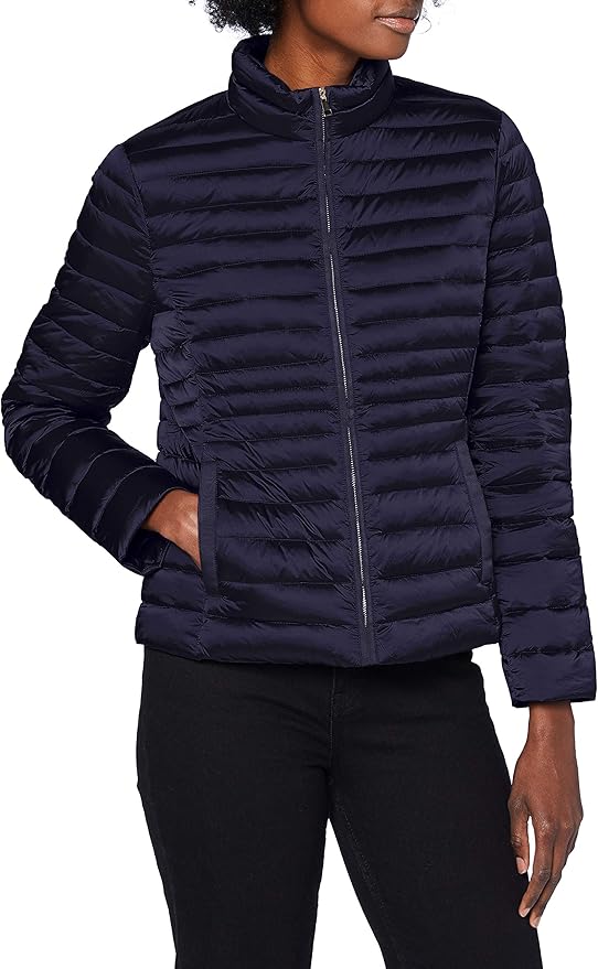 Trench court boutonné bleu marine femme | Cache Cache