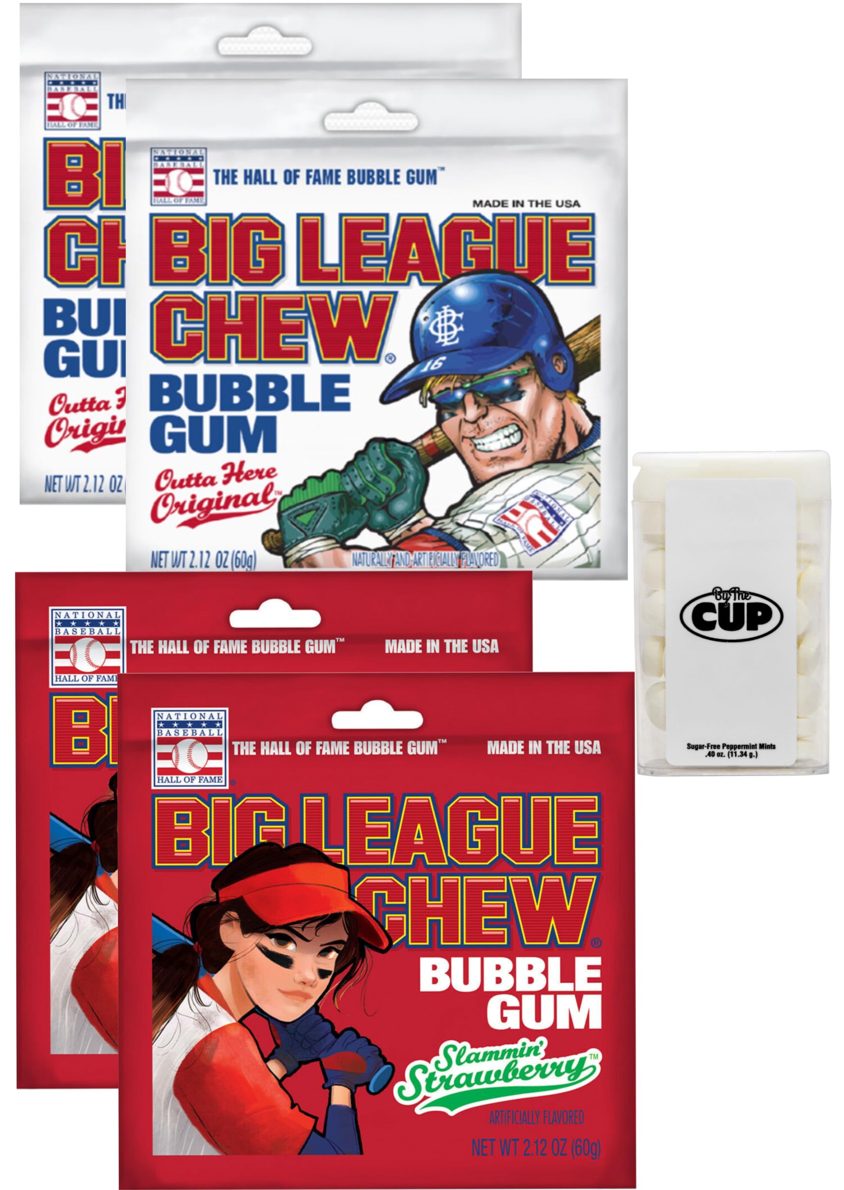 Amazon.com : Big League Chew Shredded Bubble Gum Variety Pack, 2