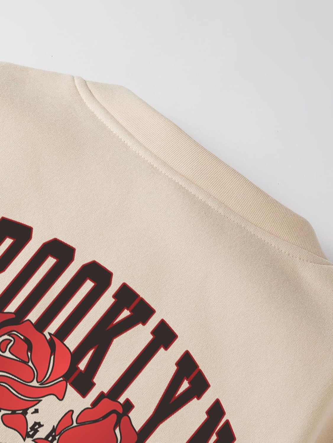 GORGLITTER Men's Graphic Sweatshirts Long Sleeve Crewneck Sweatshirt Drop Shoulder Pullover Tops - Image 5