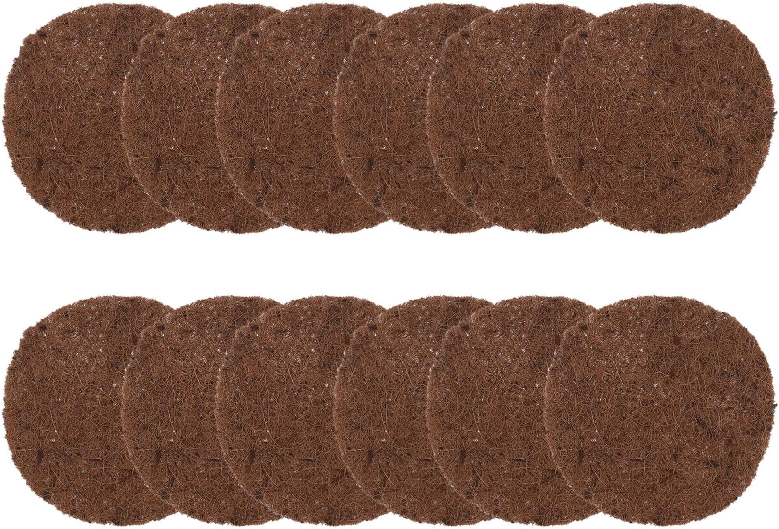 POPETPOP Nesting Pads-12 PCS Bird Nesting Materials,Coconut Fiber Substrate Bird Nest Racing Pigeon Breeding Eggs Mat for Finch Chicken