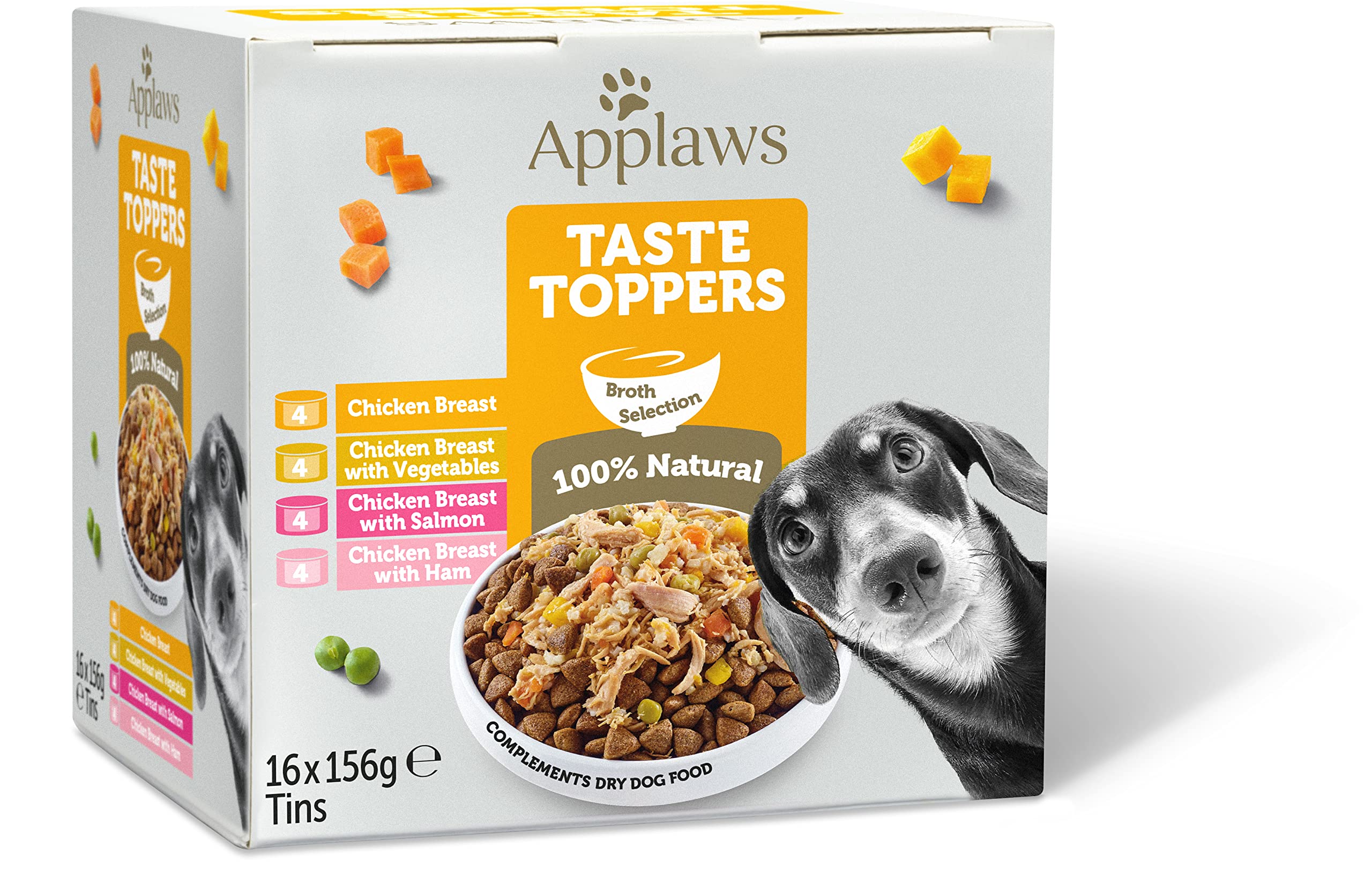 Applaws Chicken in Broth Wet Dog Food 16 x 156g