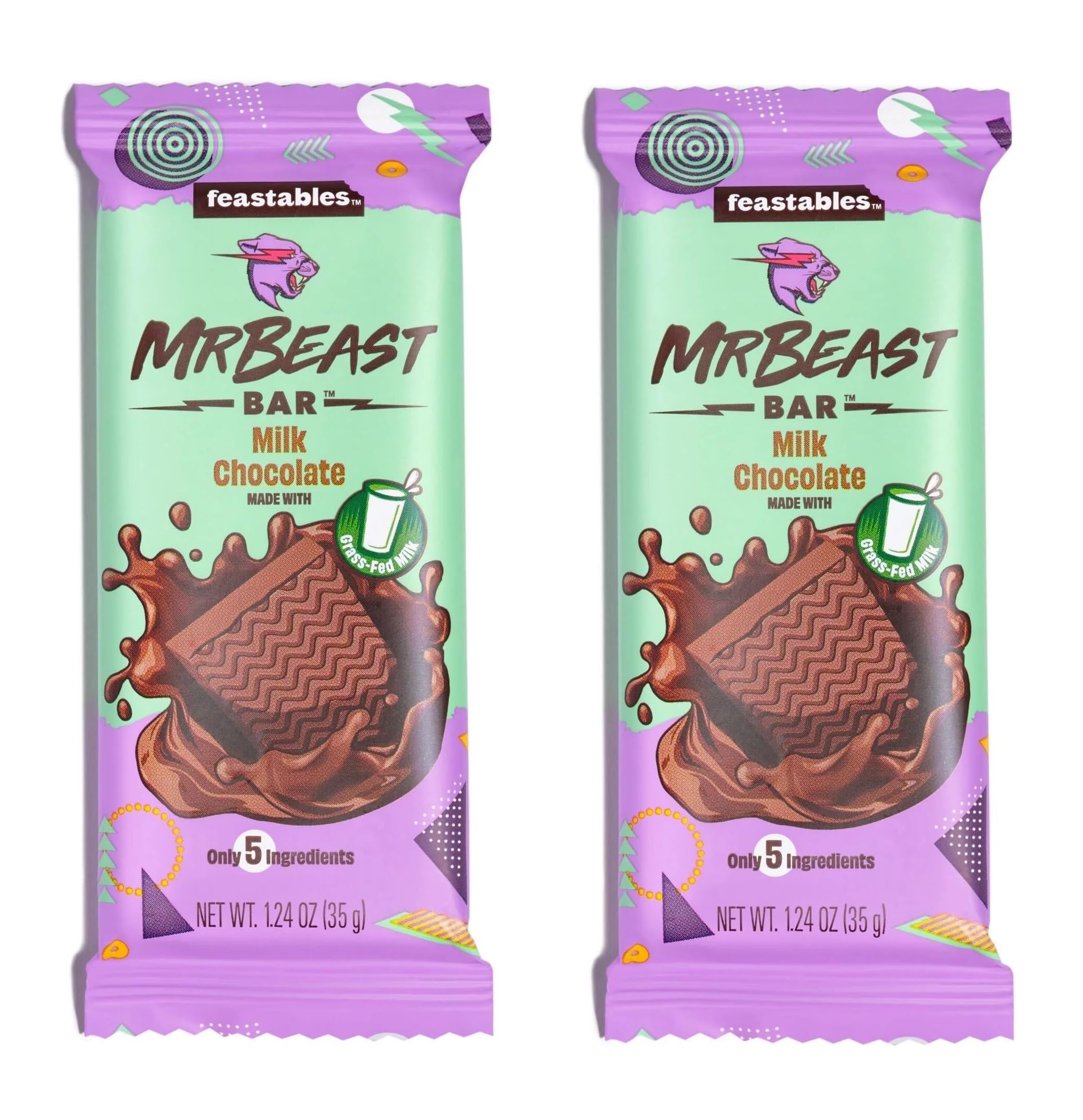 See full amazon price history chart for Mr. Beast Feastables Milk Chocolate Smooth And Creamy Delicious Perfect For A Snack Or Dessert Each 35 Gm X 2 (Usa) Mr. Beast Feastables Milk Chocolate Smooth And Creamy Delicious Perfect For A Snack Or Dessert Each 35 Gm X 2 (Usa) (B0CNLZ9TTL) Amazon Price History, Amazon Price Tracker