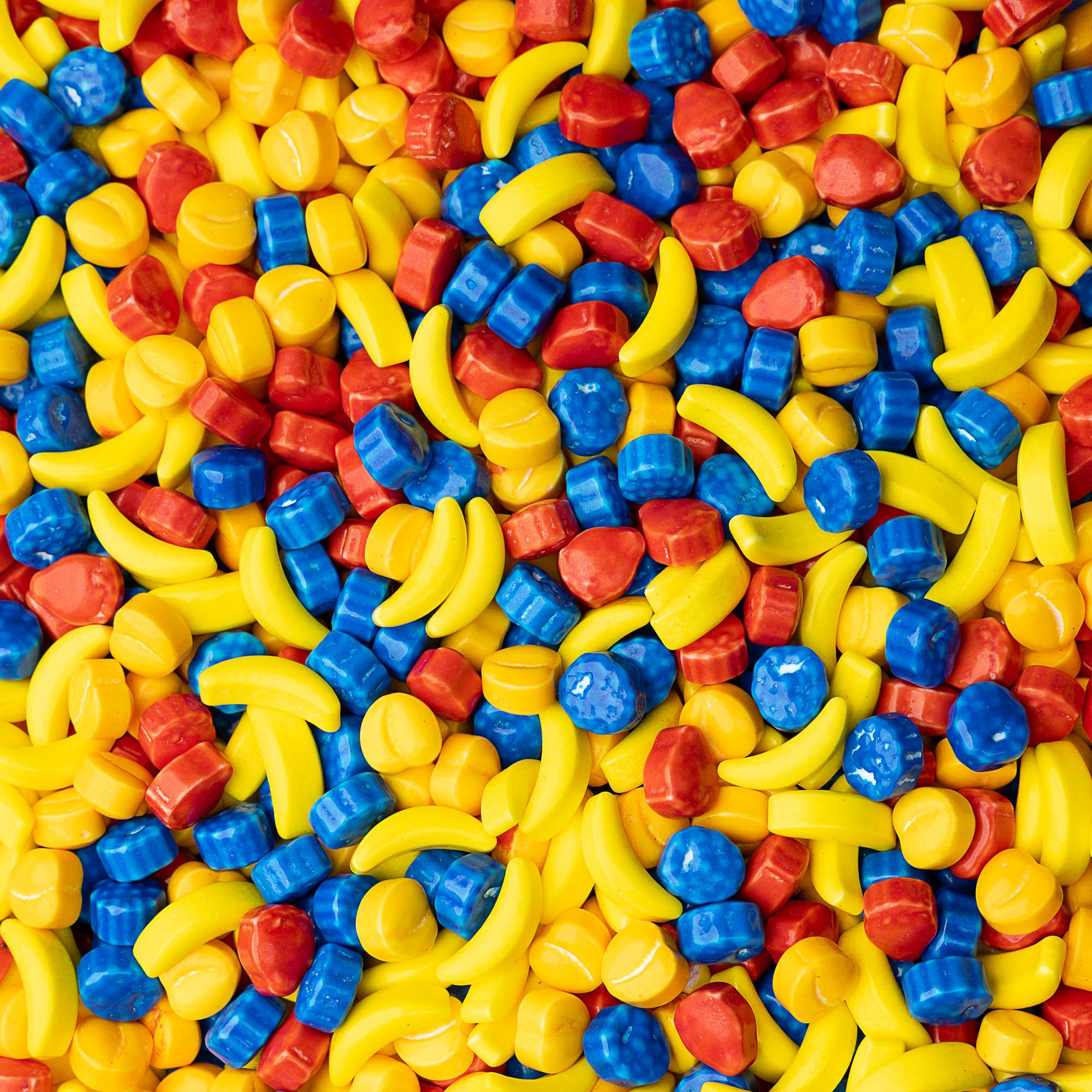 Fruit Runts Candy Bulk - 1.7 LB Nitwitz Hard Candy for Vending Machine Refill Party Favors Goody Bags Cake Decorations Pinata Candies Mix - Mini Fruit Shaped Hard Candies for Kids