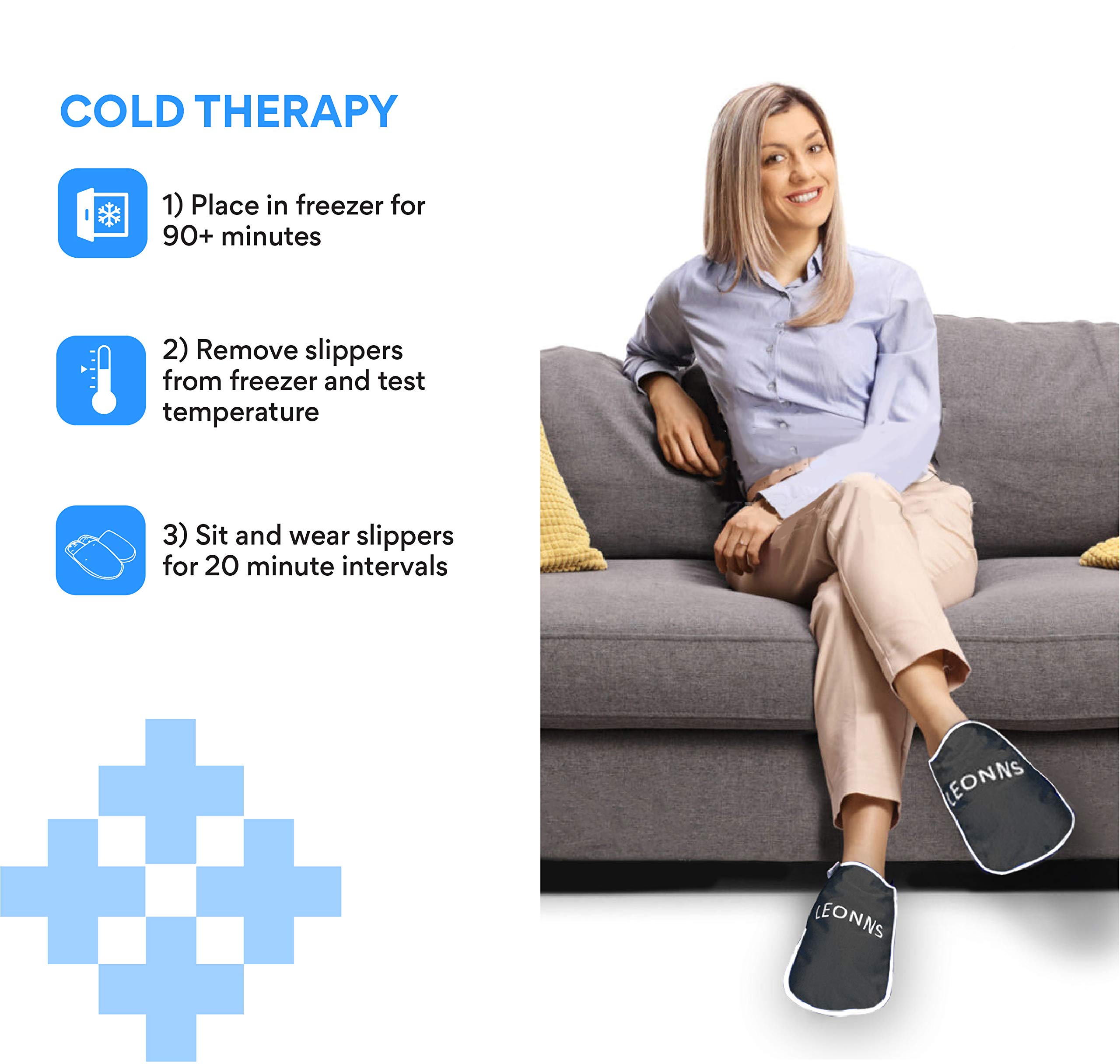 Buy Ice Pack Slippers for Feet Provides Therapy for Foot Pain