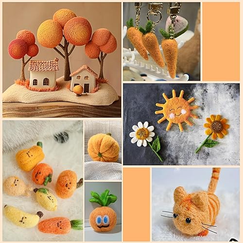 Vista 85 de 3.53 oz lana Roving, suministros de fieltro de lana, lana pura, hilo grueso, hilado de lana giratoria para fieltro de aguja, fieltro húmedo, Blanco