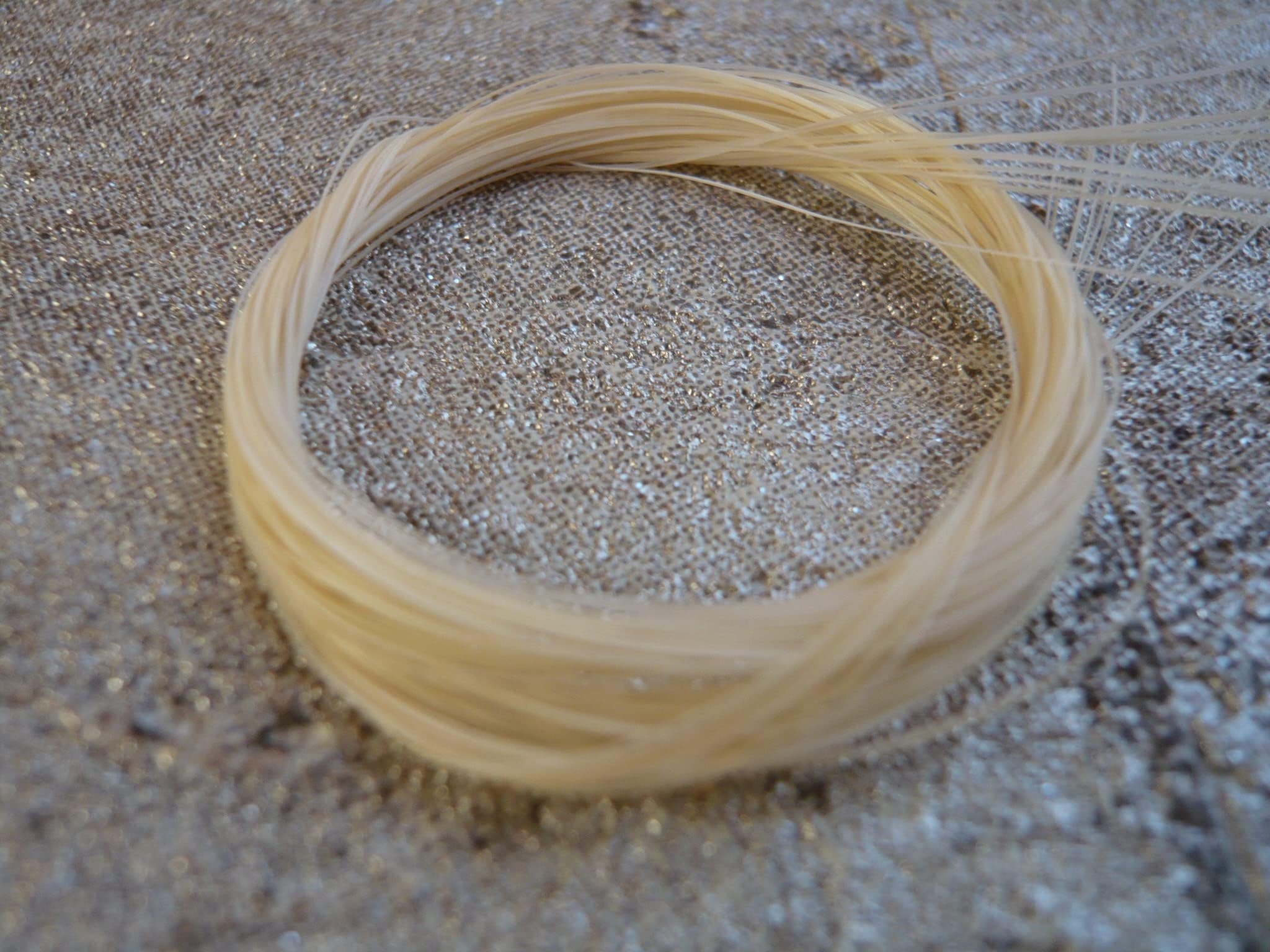 heidifeathers Whiskers - Needle Felting Animal Whiskers - Natural Long Horse Hair