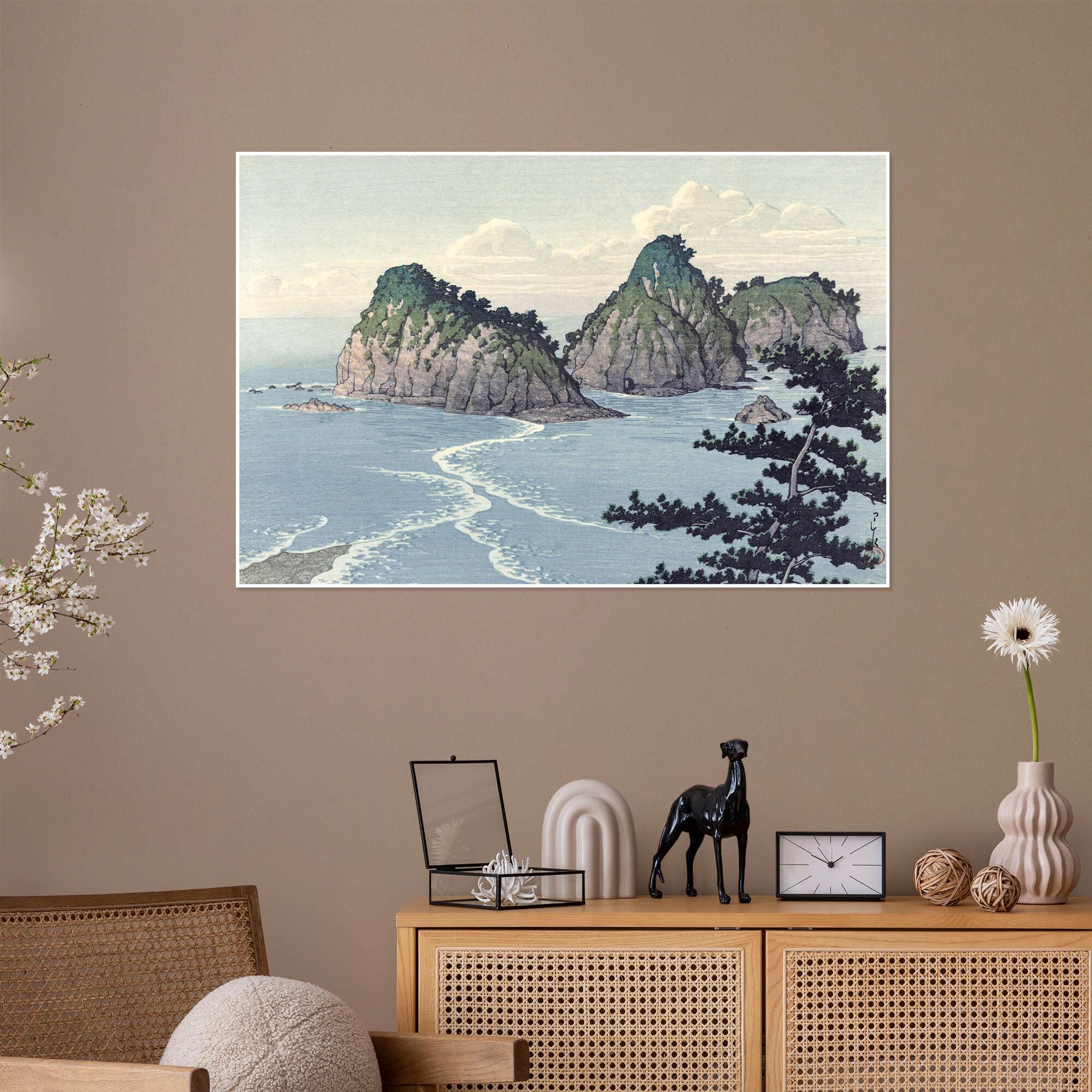 Dôgashima Island in the district of Izu Plakat