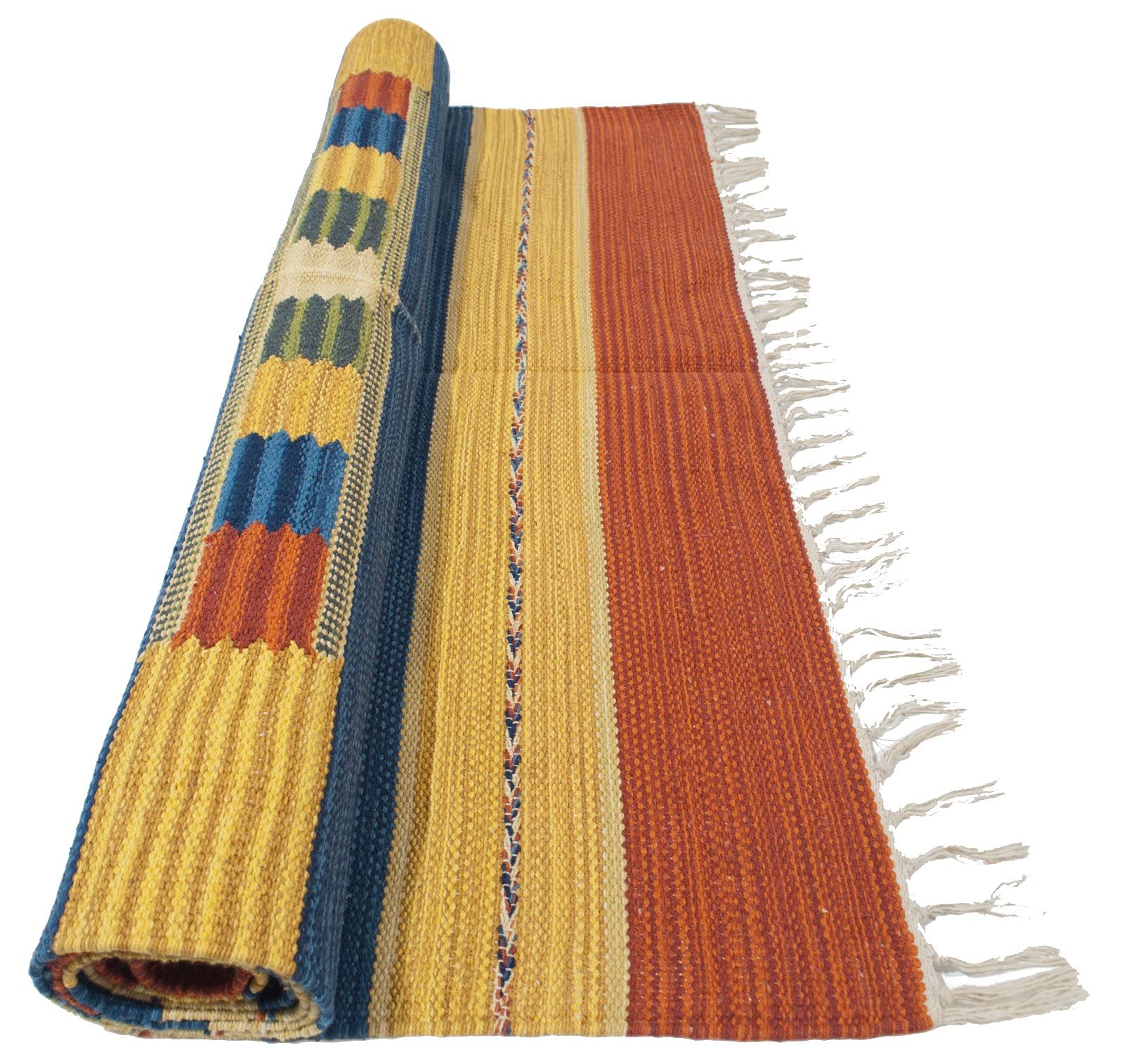 Galleria Farah1970 - 180x120 CM kilim indian original fai main parfait la chambre le salon - lavable en machine …