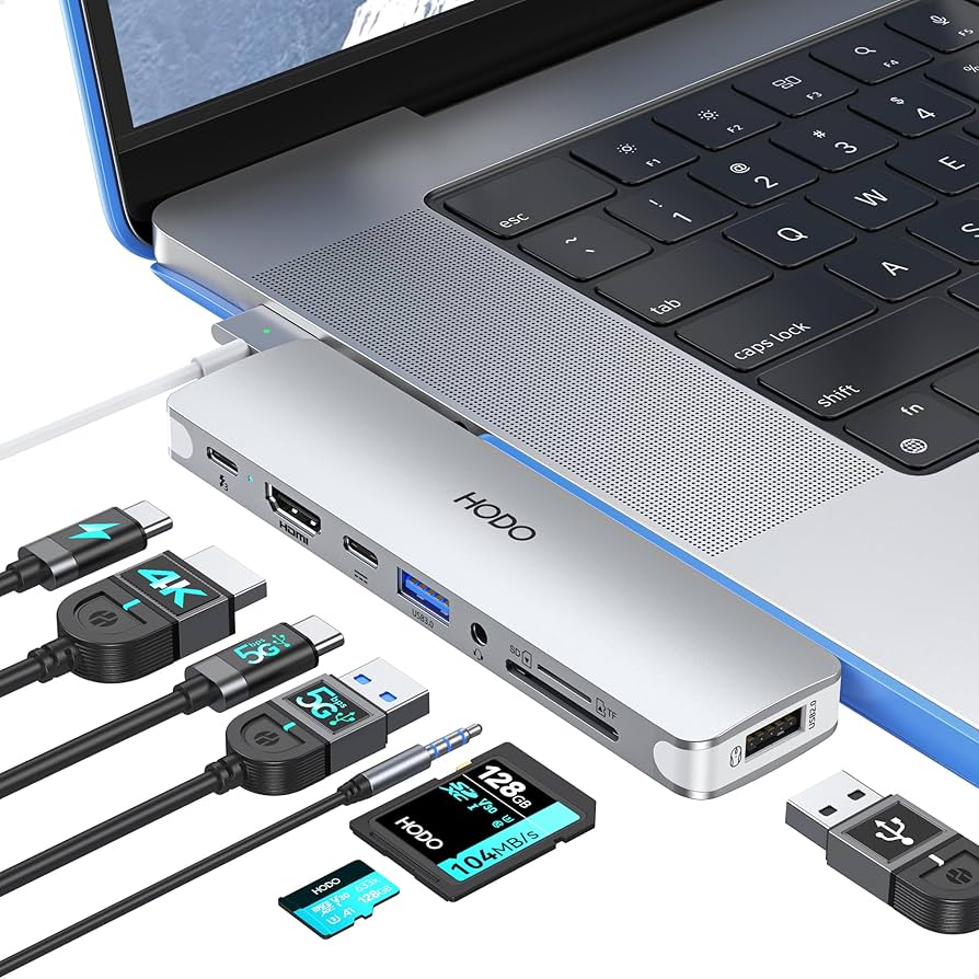 AppleMacBookpro13インチ2018シルバー充電器　typeCハブ付 Amazon | USB Cハブ MacBook Pro Air 2024-2018用 MacBook