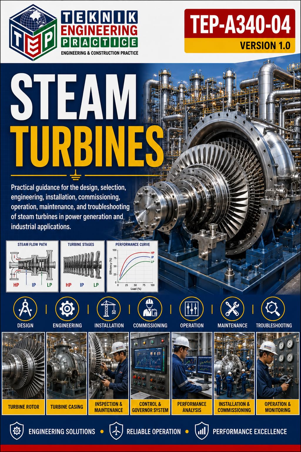 STEAM TURBINES HANDBOOK (English Edition)