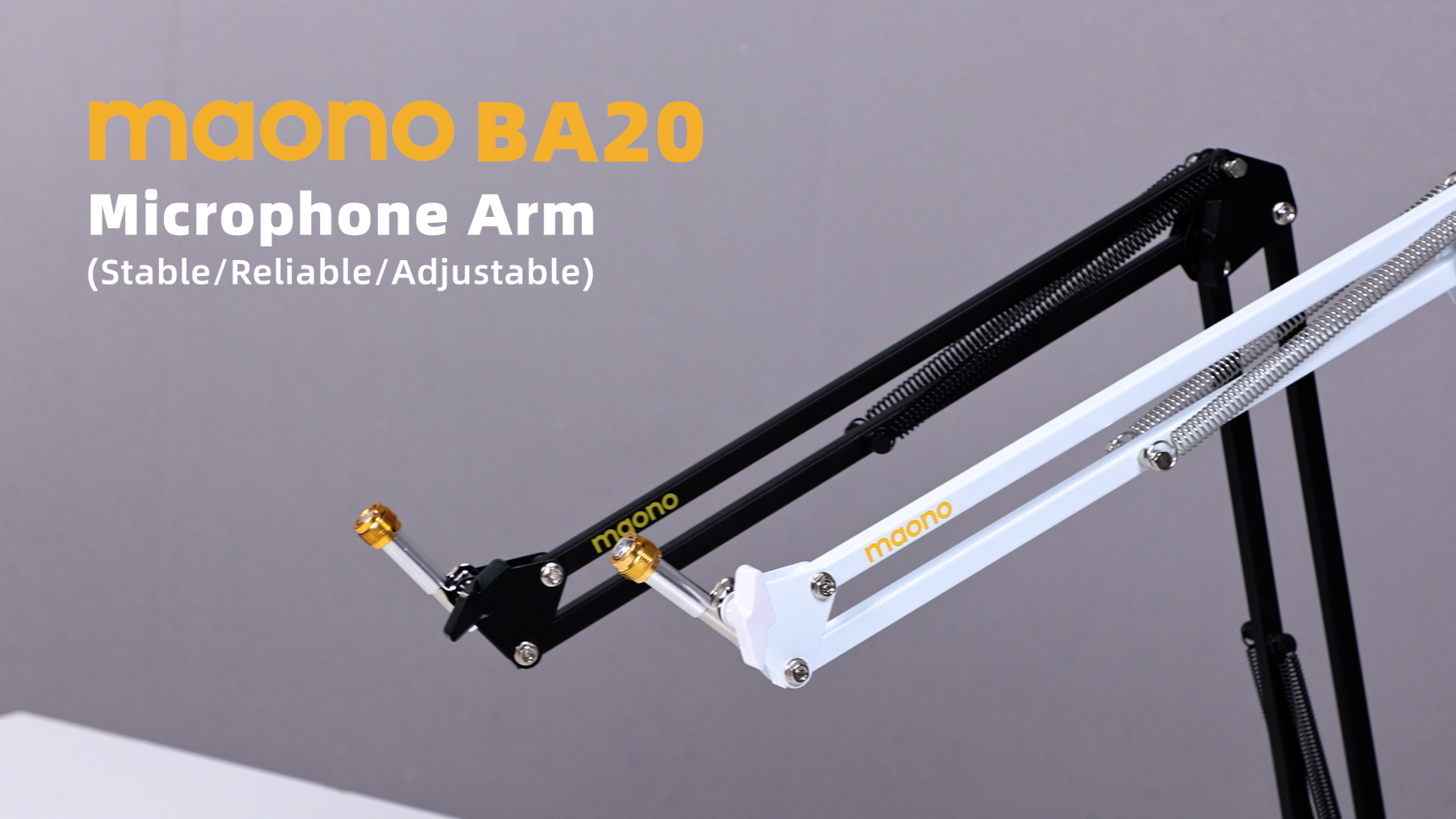 Amazon.com: MAONO Boom Arm Microphone Stand: Adjustable Metal