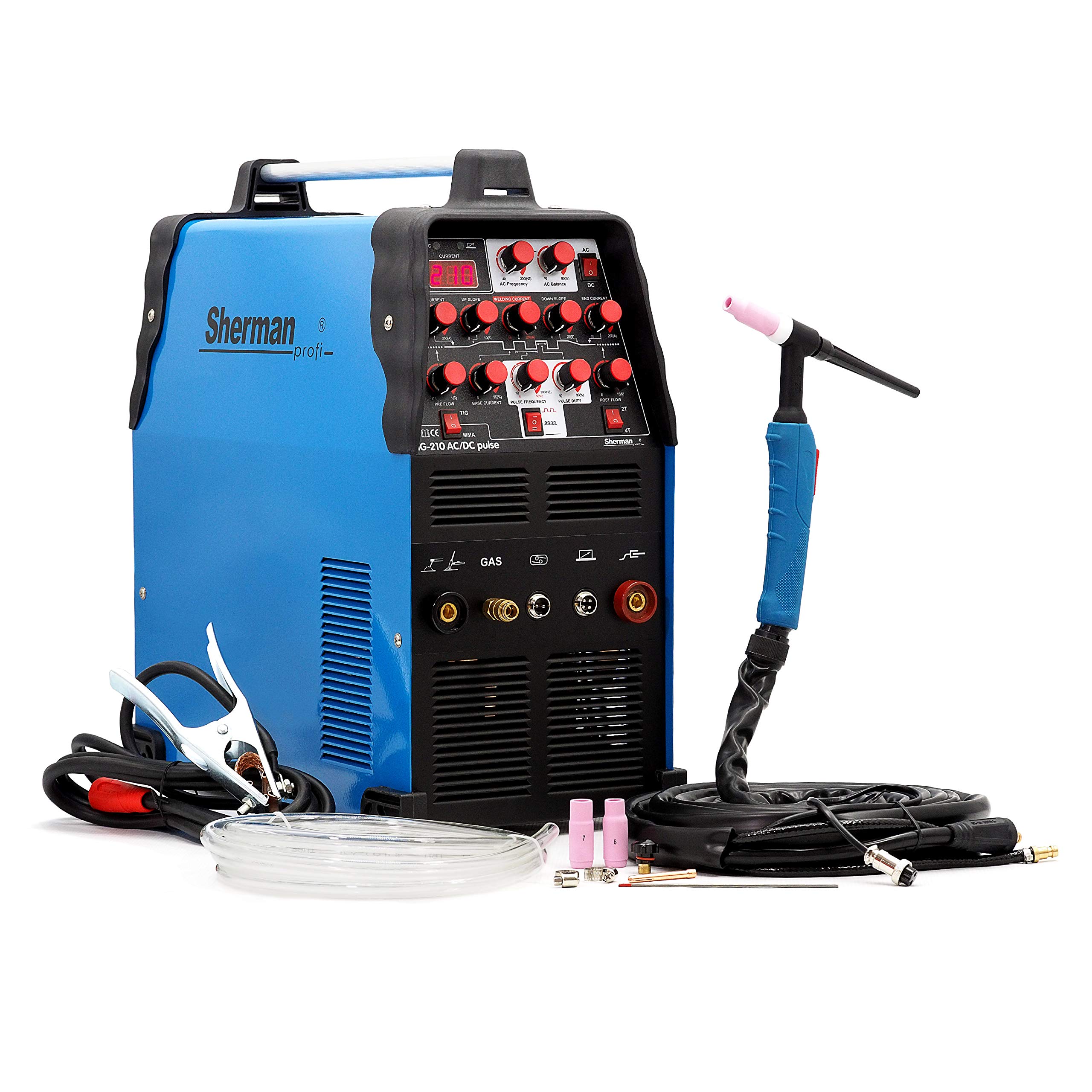 Welder Sherman TIG 210 AC/DC Saldatrice
